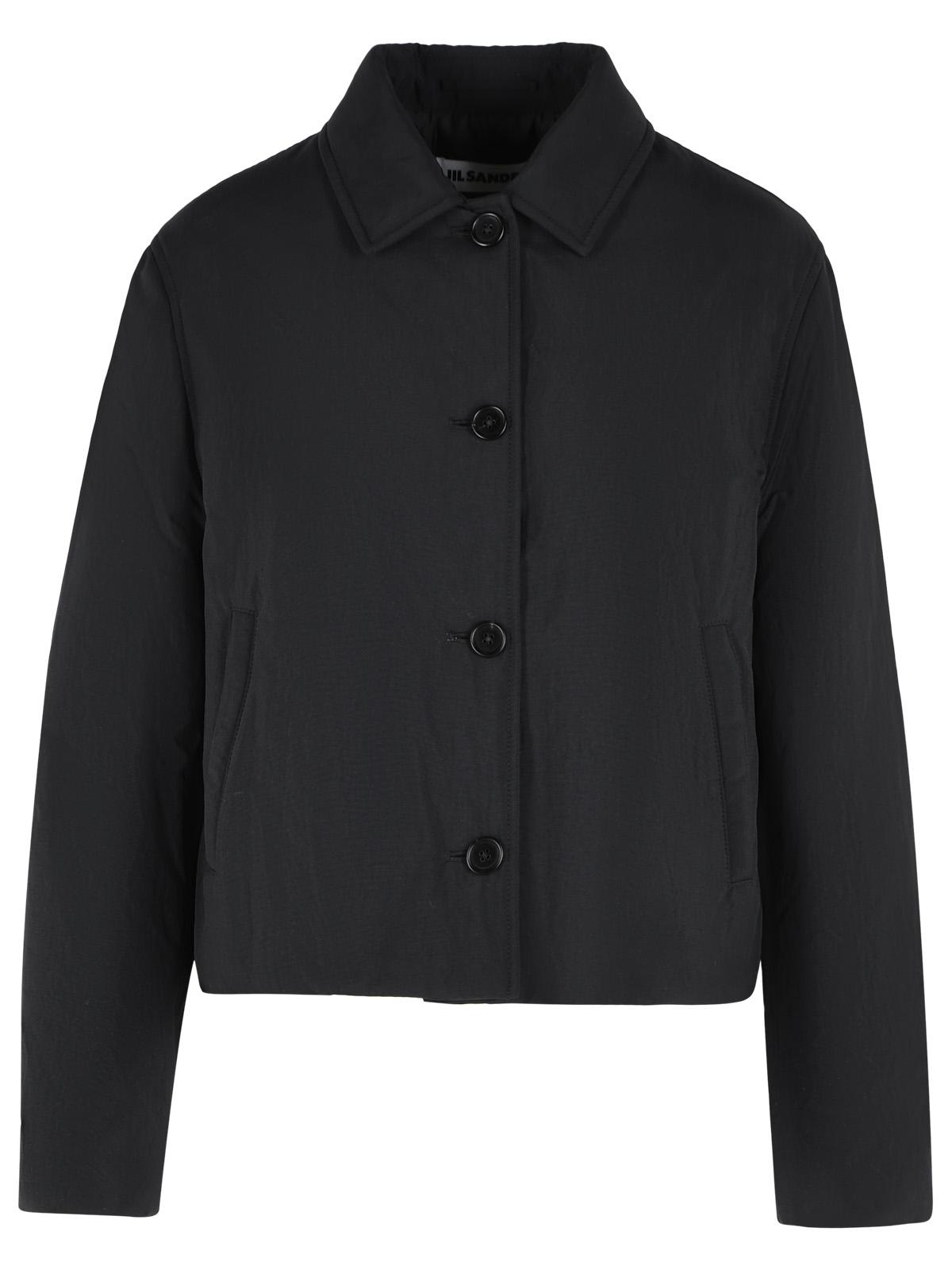 Jil Sander Black Polyamide Jacket Women JIL SANDER