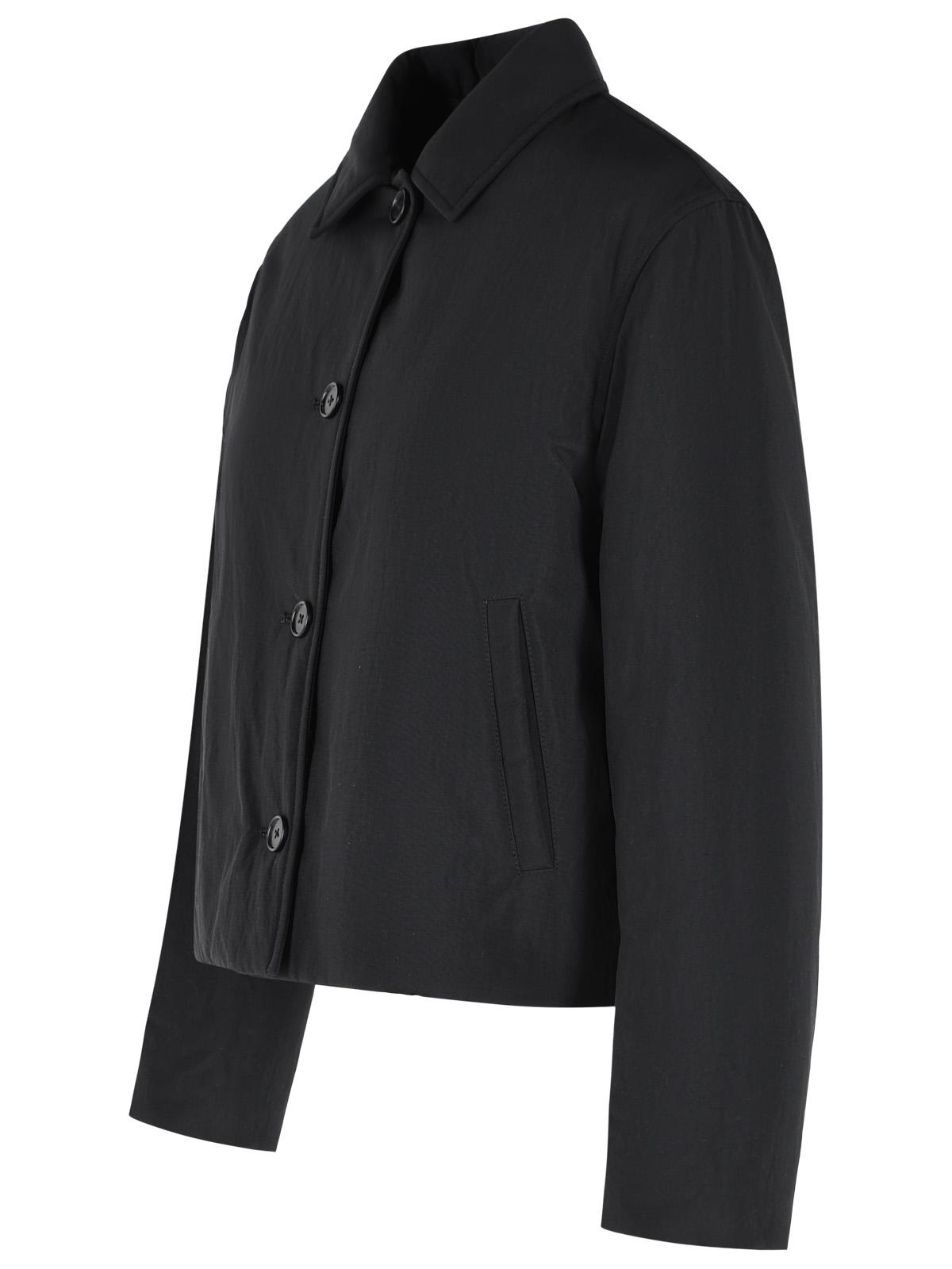 Jil Sander Black Polyamide Jacket Women JIL SANDER