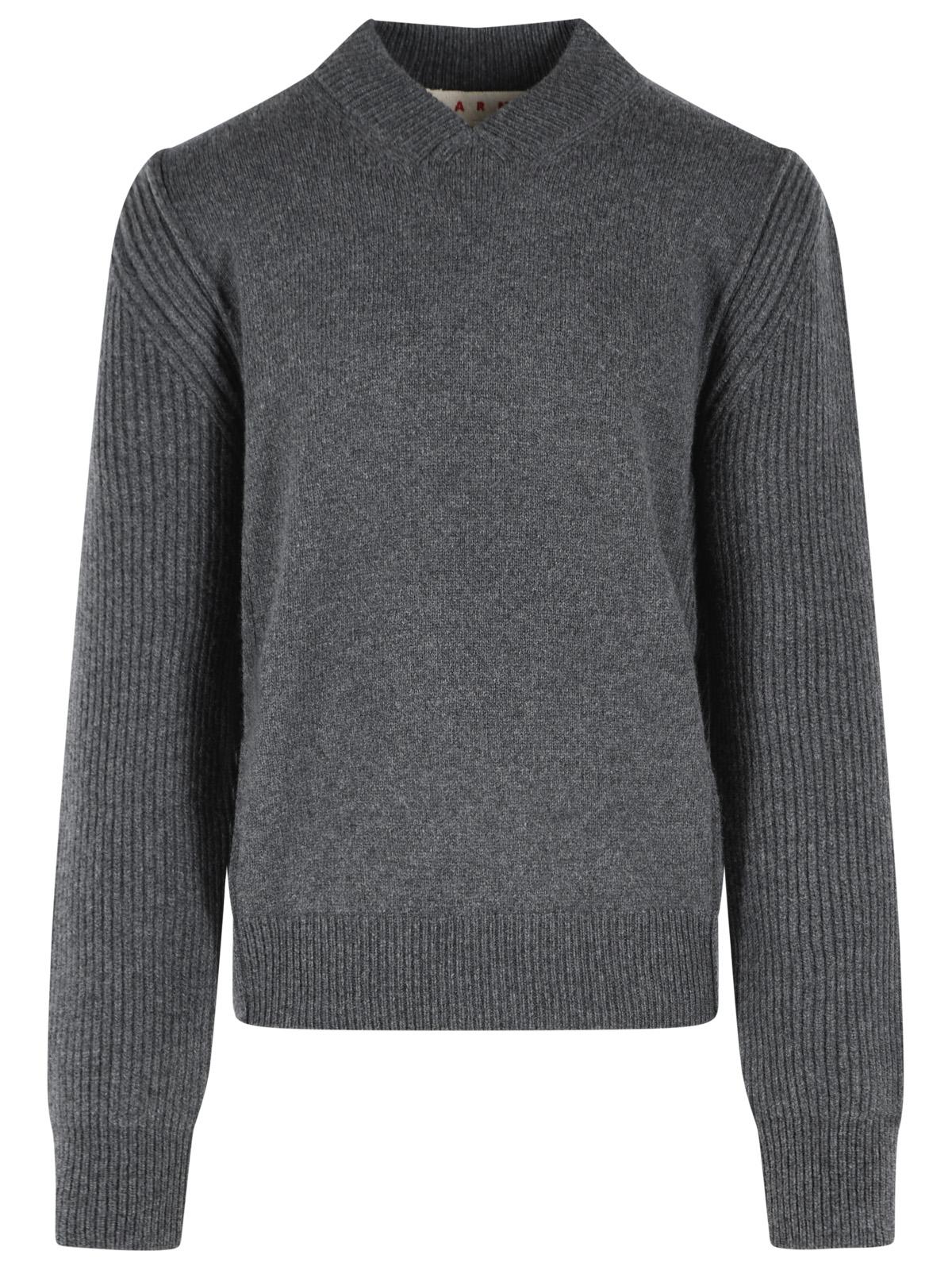 Marni Grey Virgin Wool And Cashmere Sweater Men MARNI