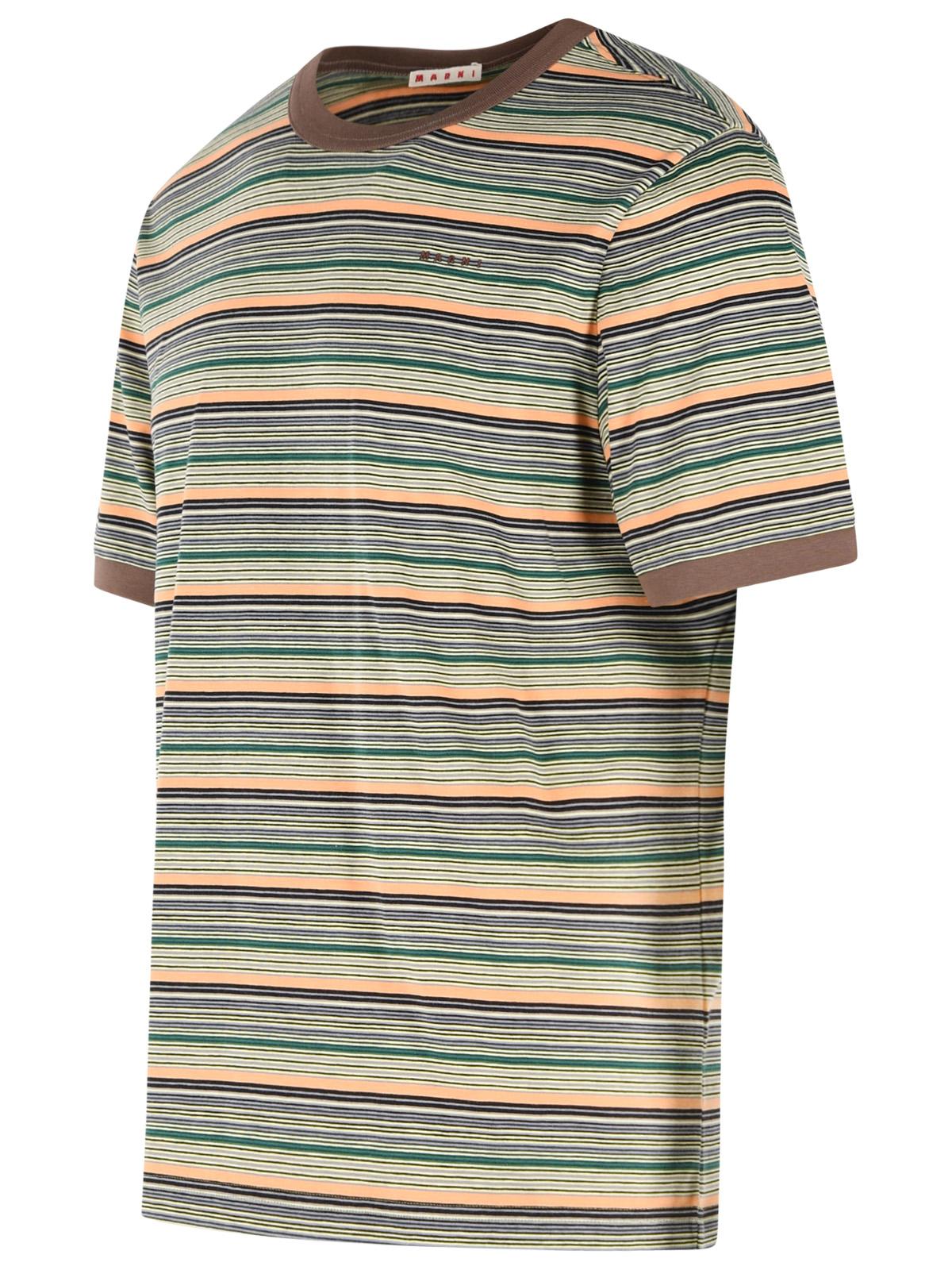 Marni Multicolor Cotton T-Shirt Men MARNI