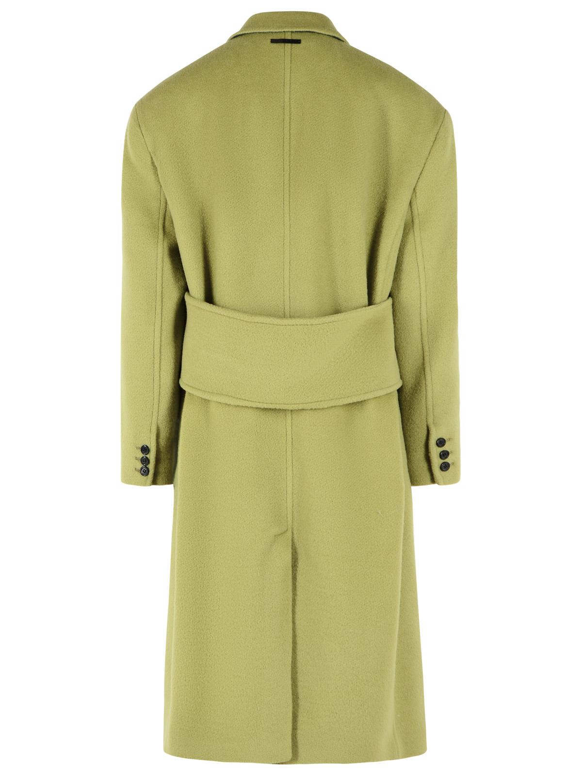 Marni Green Wool Coat Men MARNI