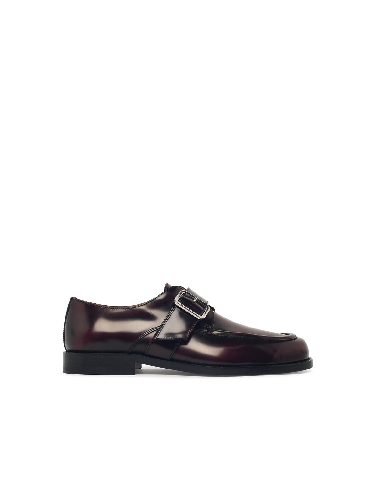 Marni Burgundy Leather Loafers Men MARNI