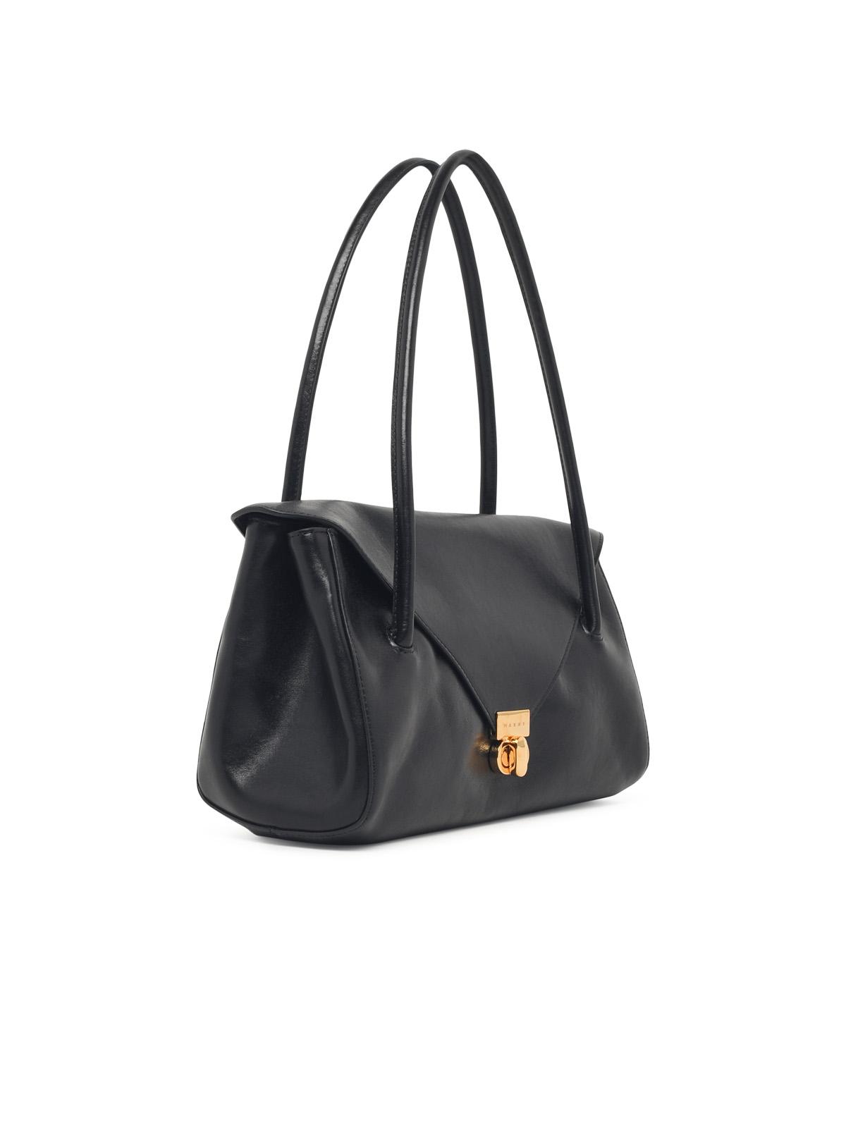 Marni 'East West' Black Leather Bag Women MARNI