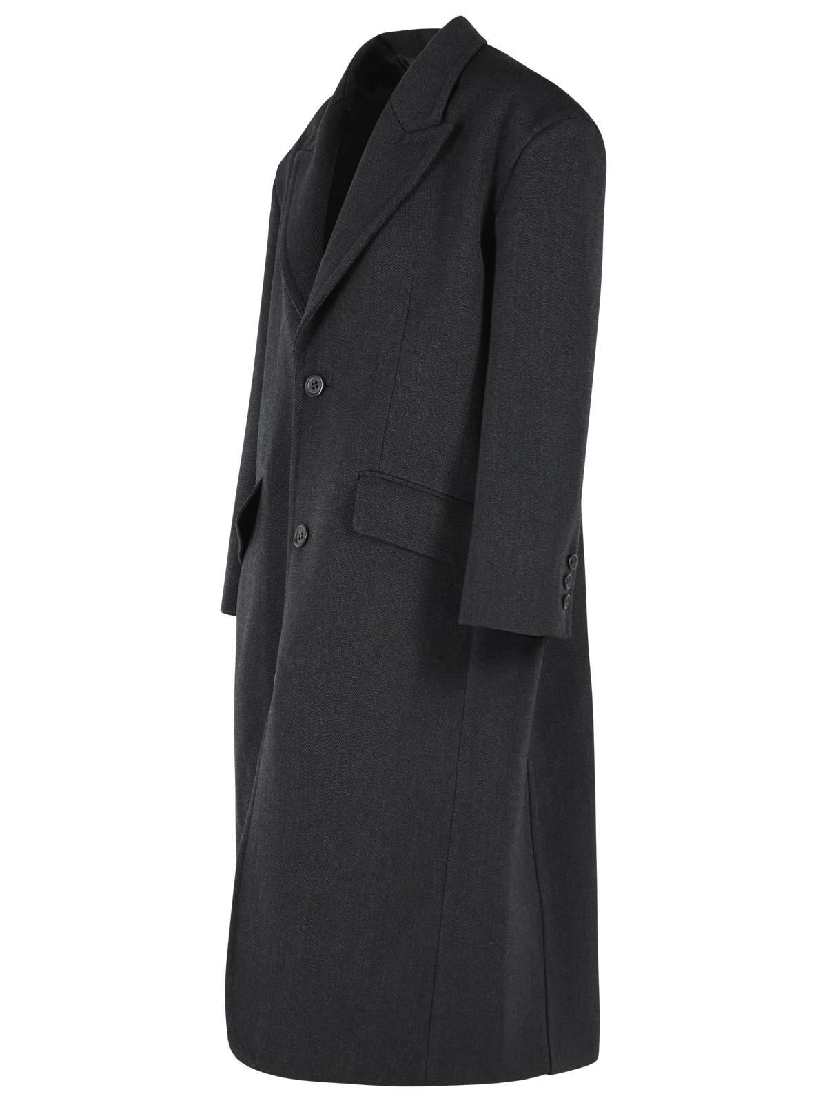 Marni Black Virgin Wool Coat Women MARNI
