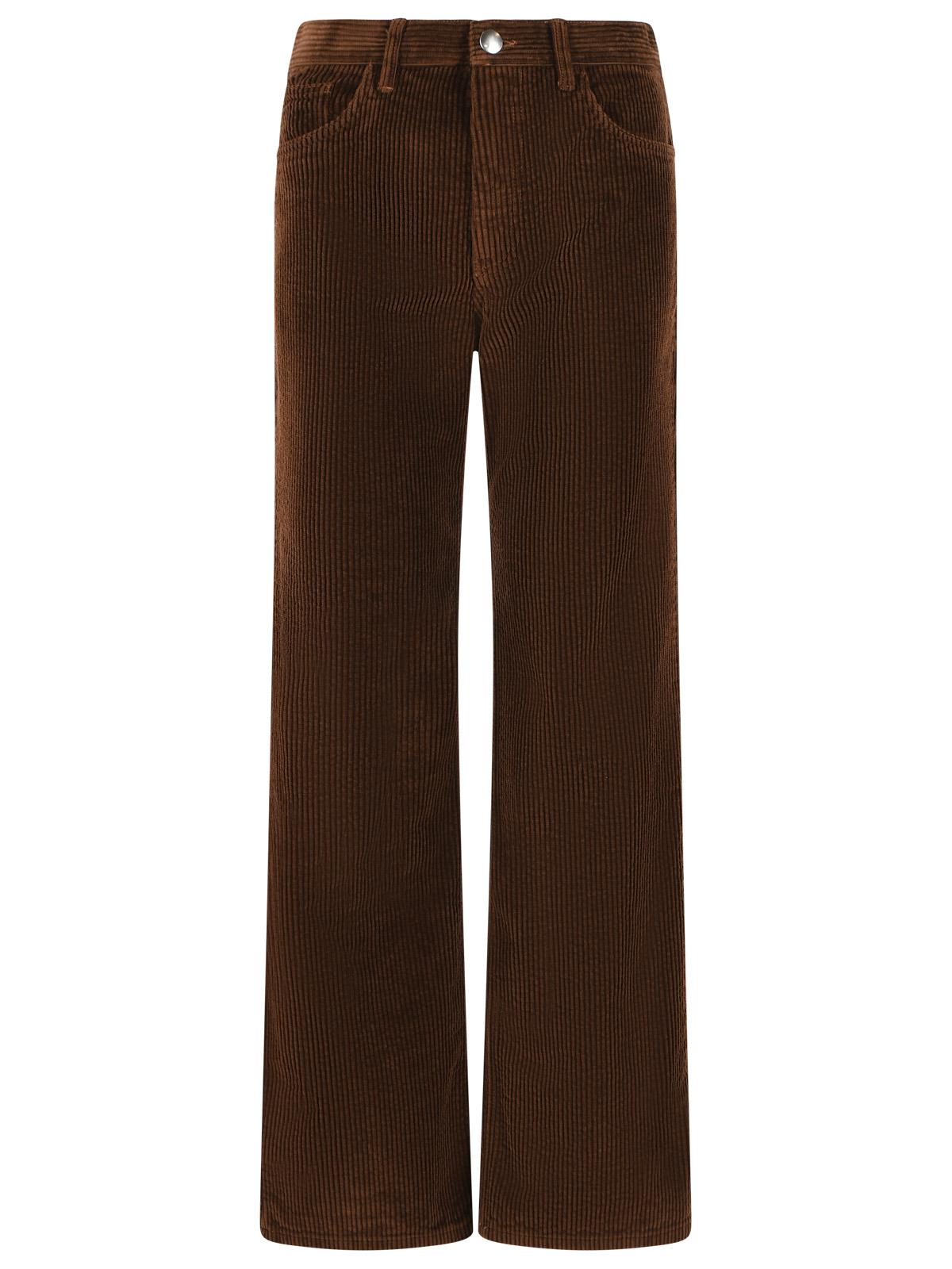Marni Brown Velvet Trousers Women MARNI