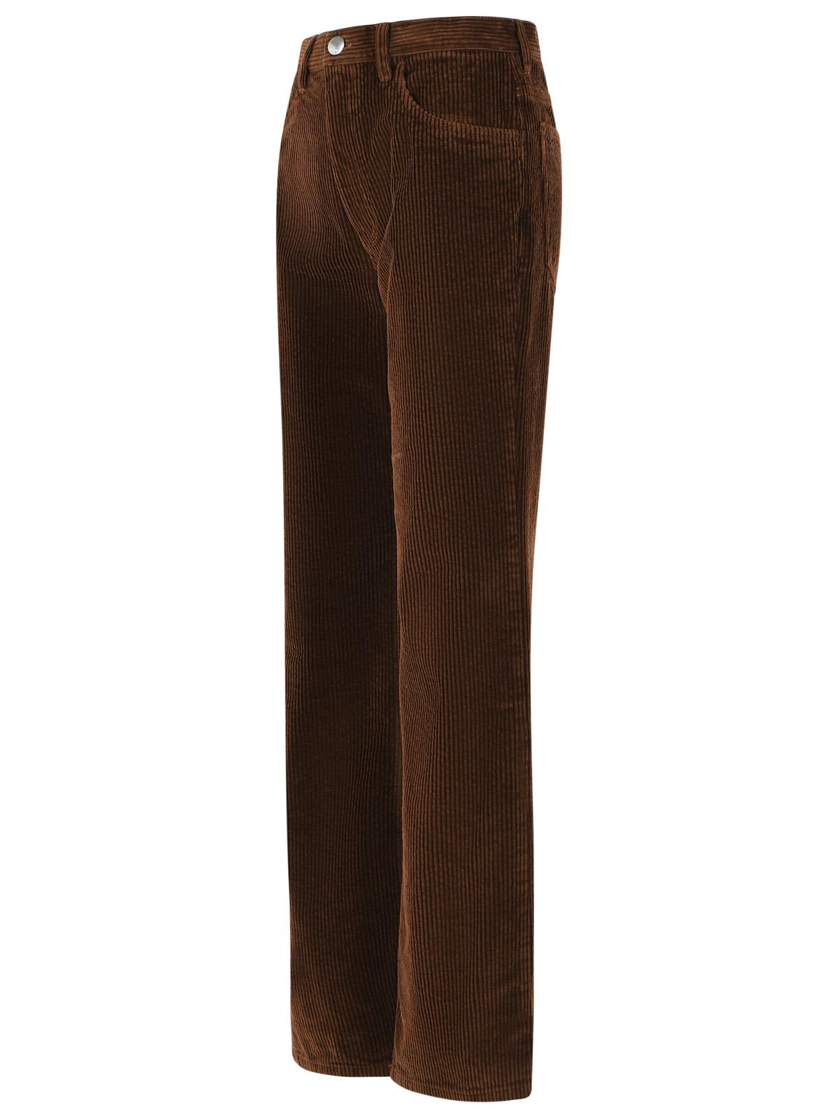 Marni Brown Velvet Trousers Women MARNI