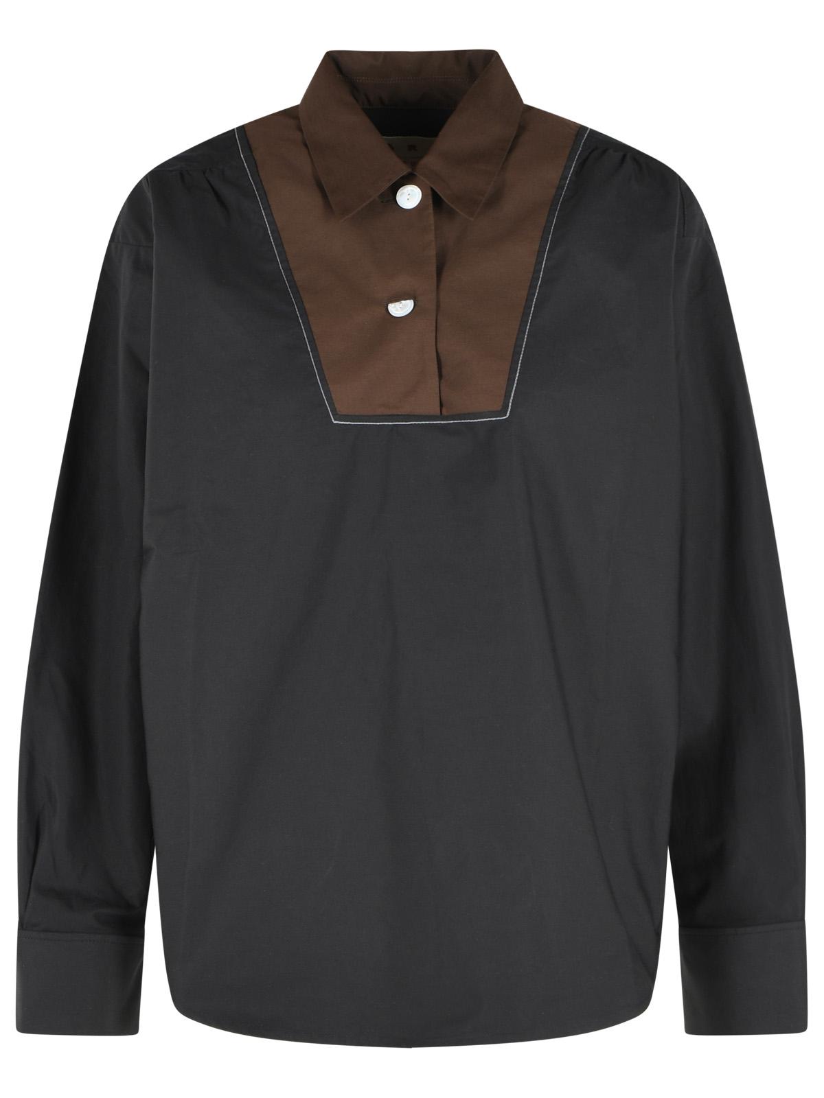 Marni Black Cotton Shirt Women MARNI