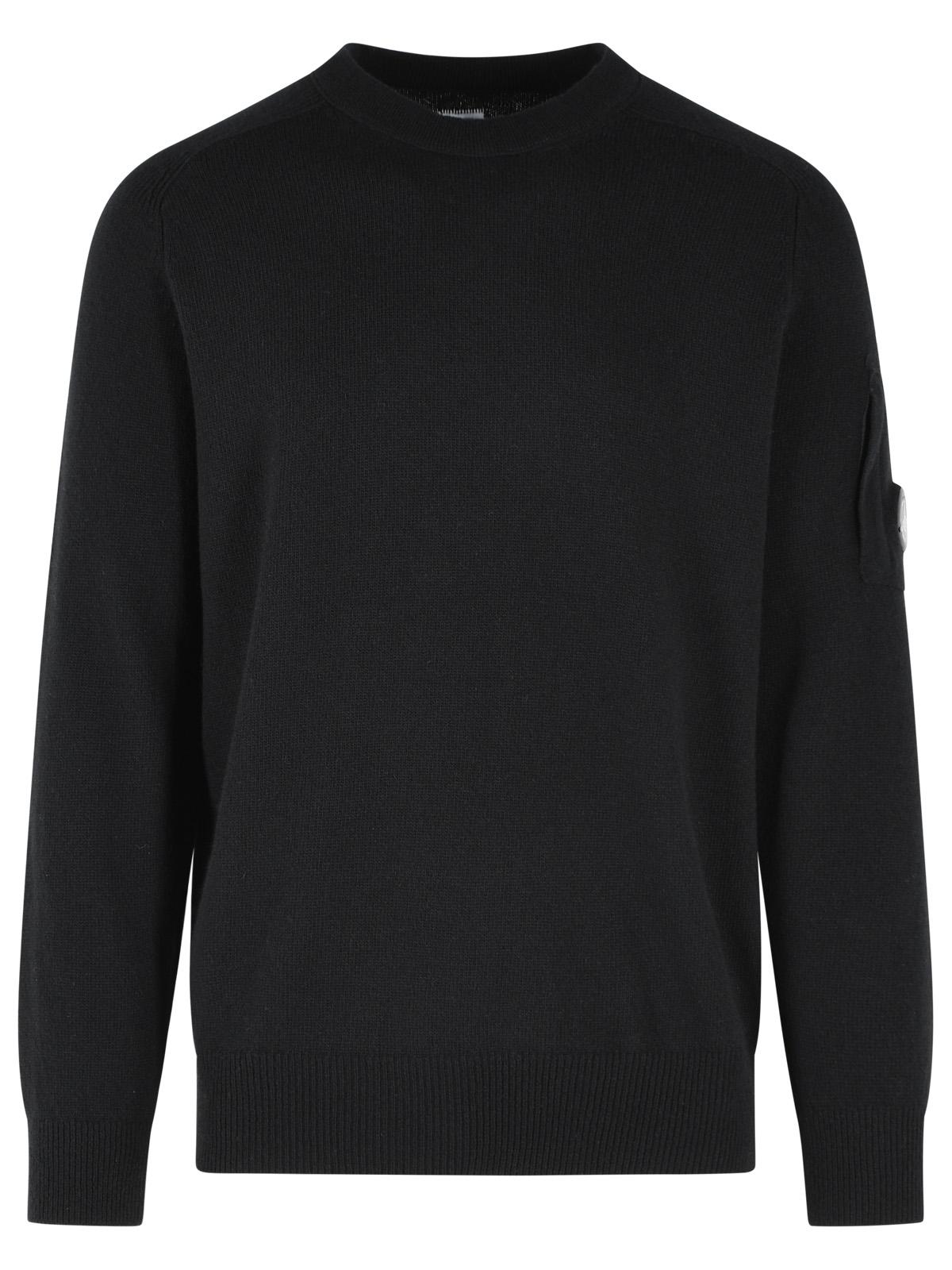 C.P. Company Black Wool Blend Sweater Men C.P. COMPANY