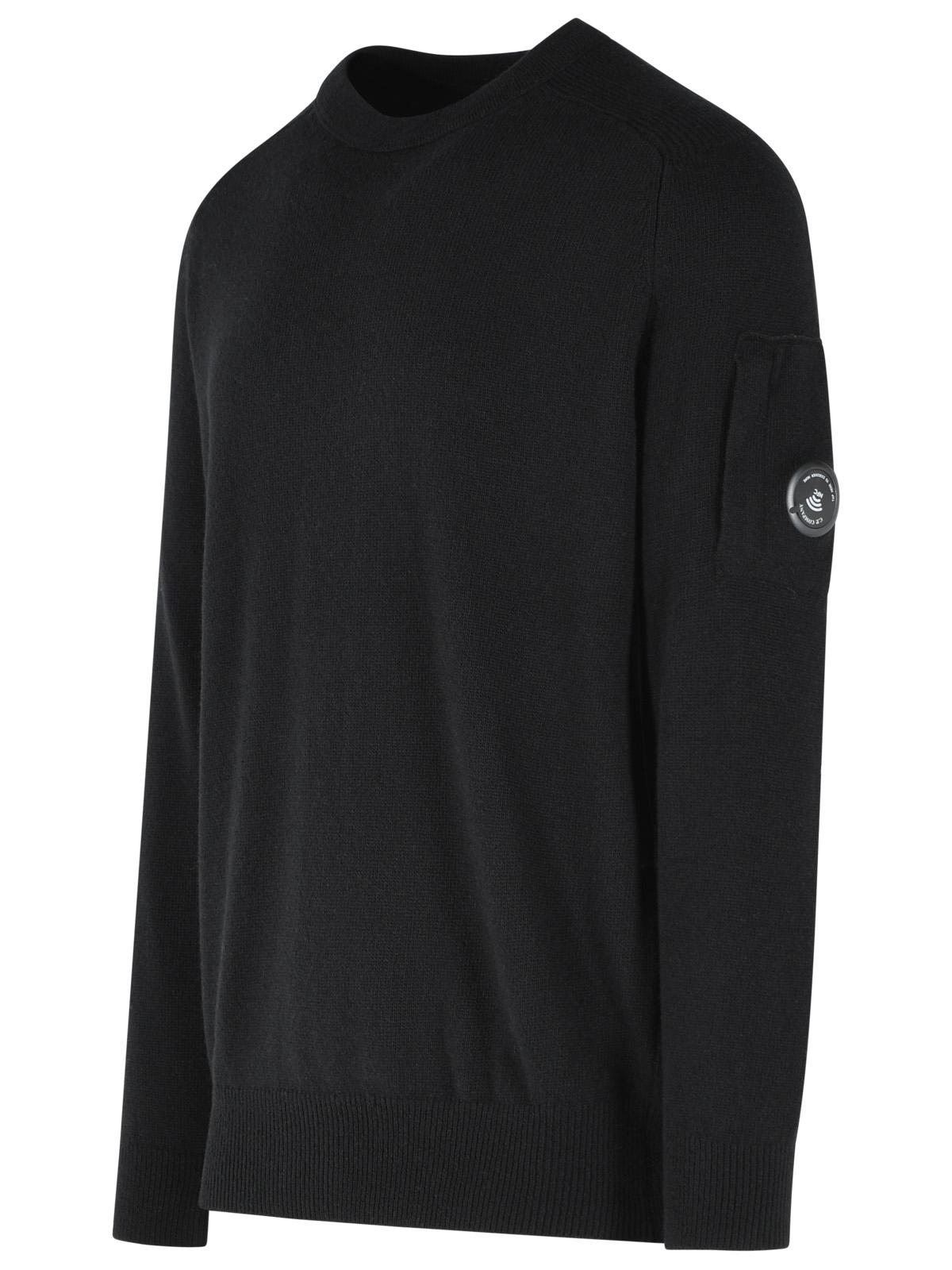 C.P. Company Black Wool Blend Sweater Men C.P. COMPANY