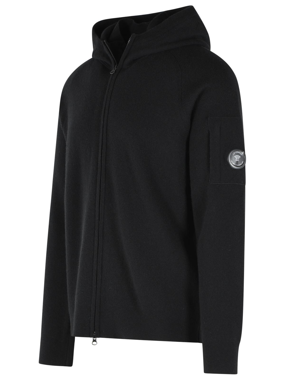 C.P. Company Black Wool Blend Sweater Men C.P. COMPANY