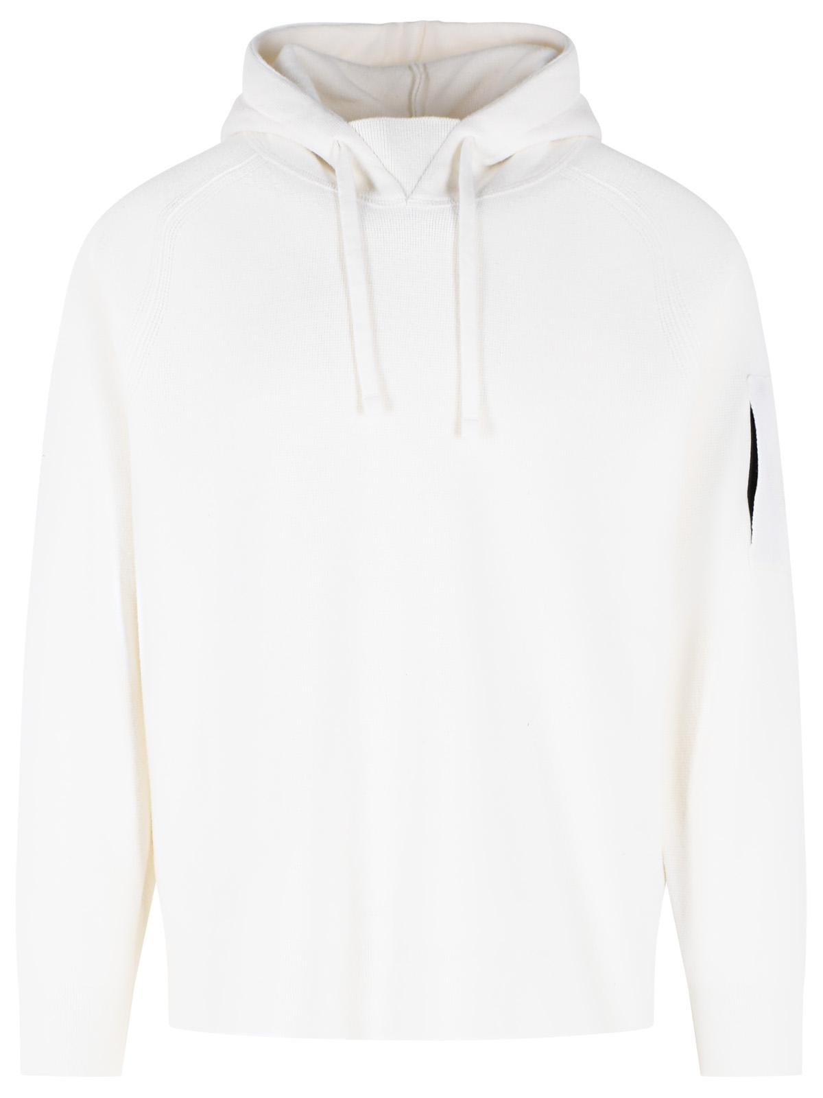 C.P. Company White Wool Blend Sweater Men C.P. COMPANY