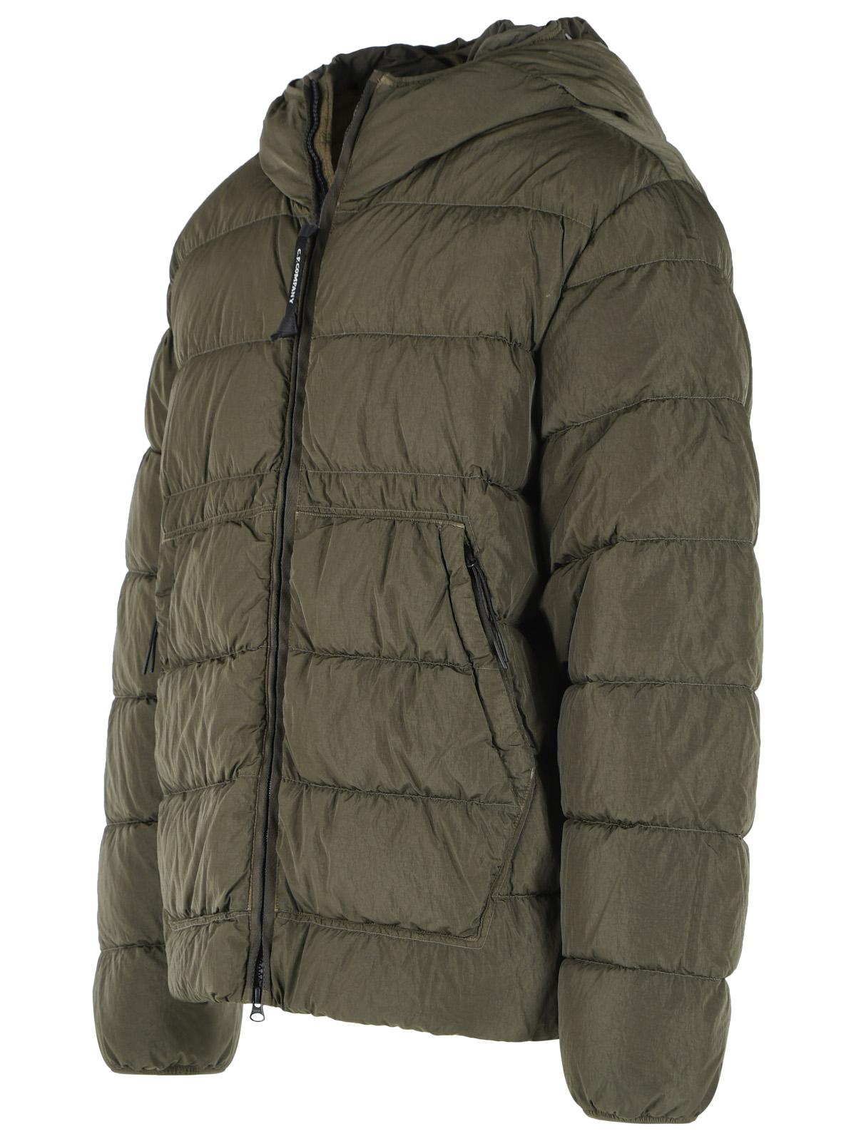 C.P. Company 'Chrome-R' Green Polyamide Down Jacket Men C.P. COMPANY