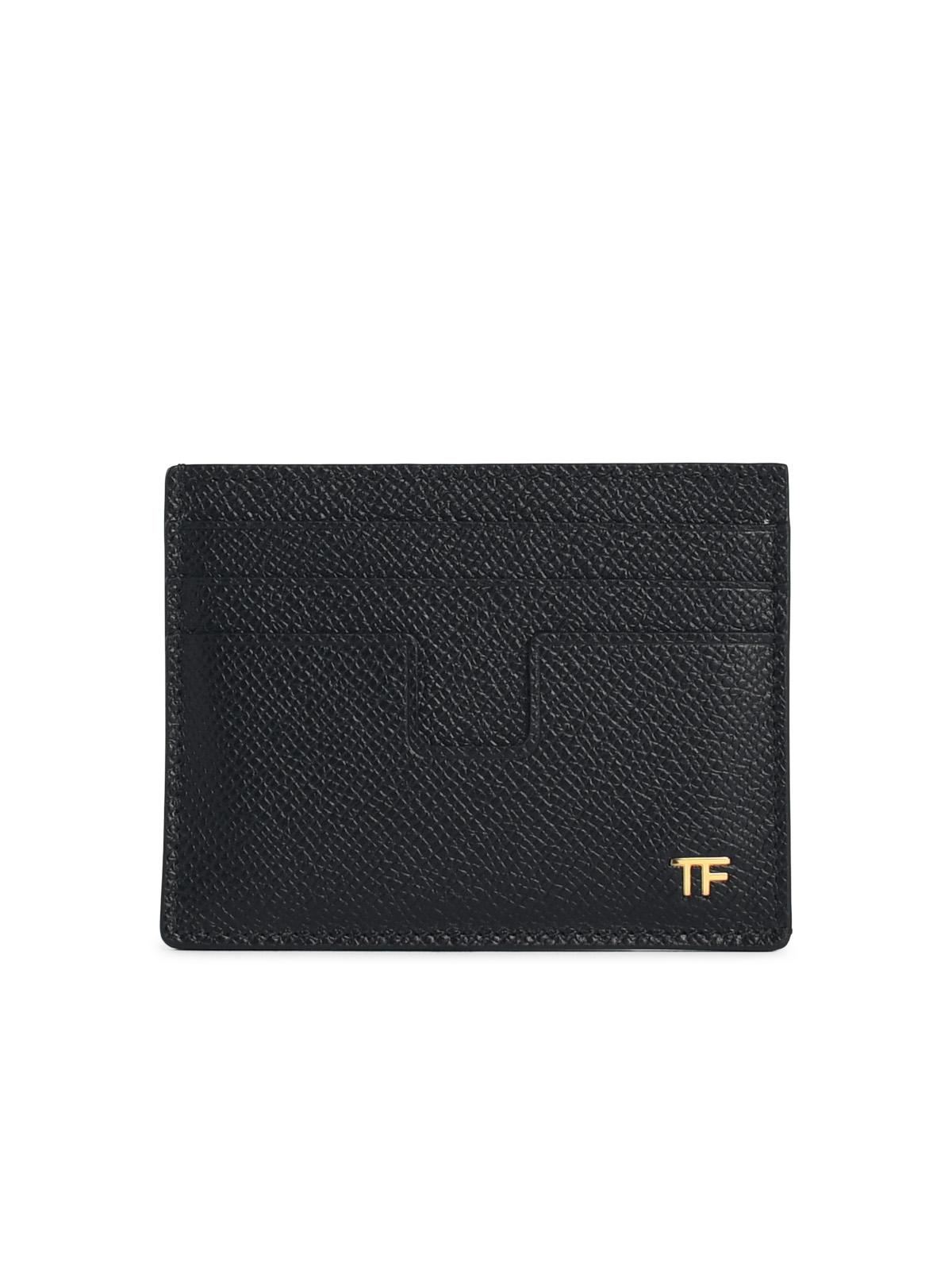Tom Ford Black Leather Cardholder Men TOM FORD