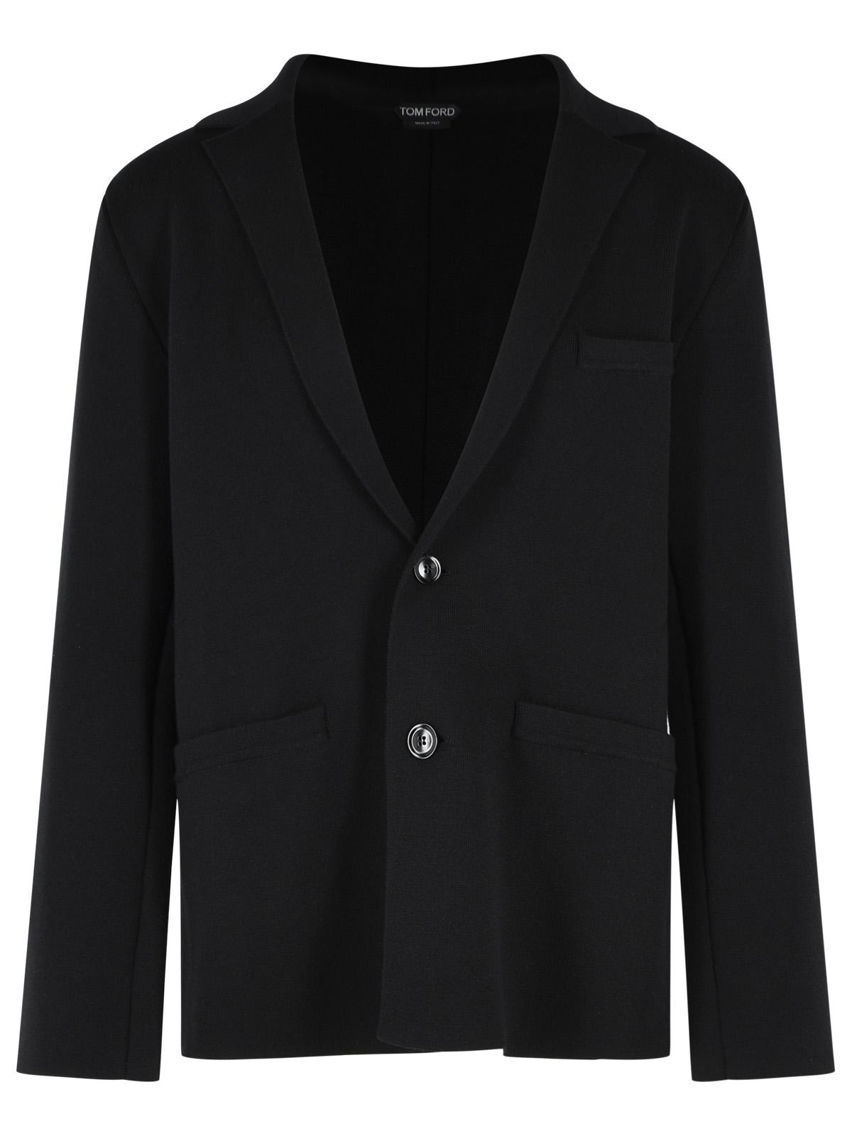 Tom Ford Black Wool Blazer Men TOM FORD