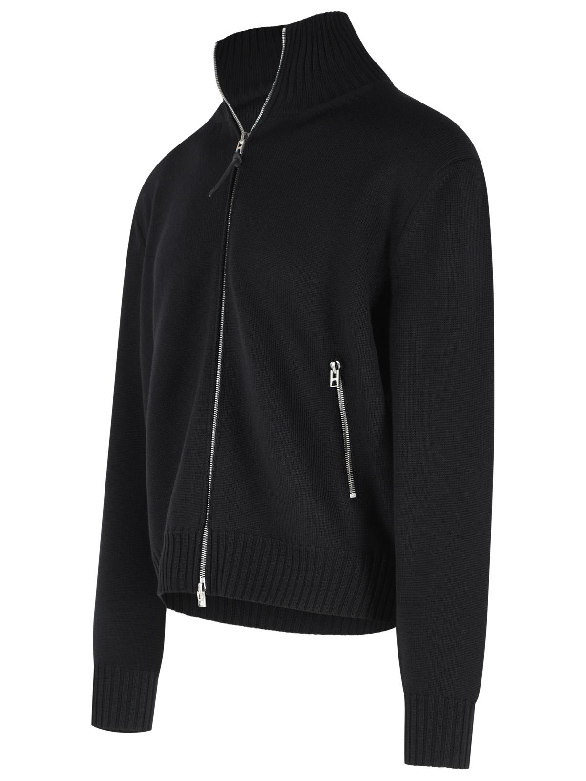 Tom Ford Black Virgin Wool Cardigan Men TOM FORD