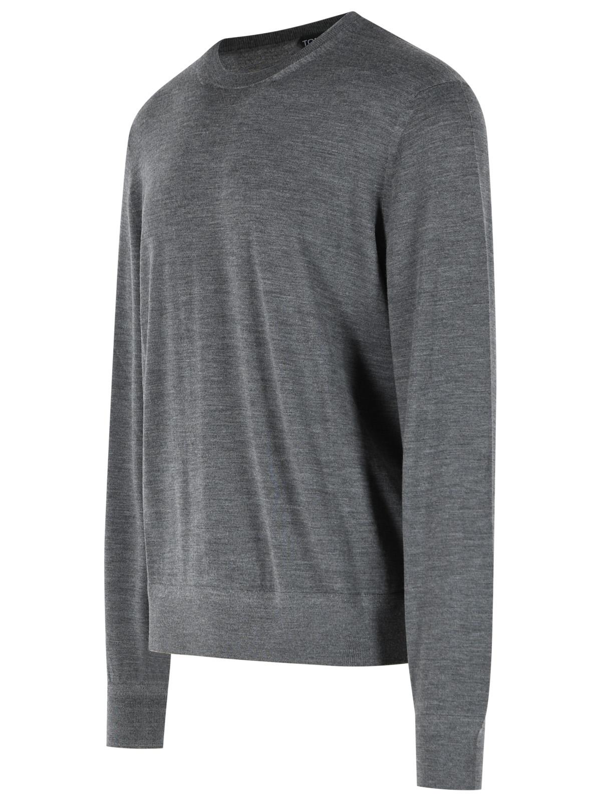 Tom Ford Grey Wool Sweater Men TOM FORD