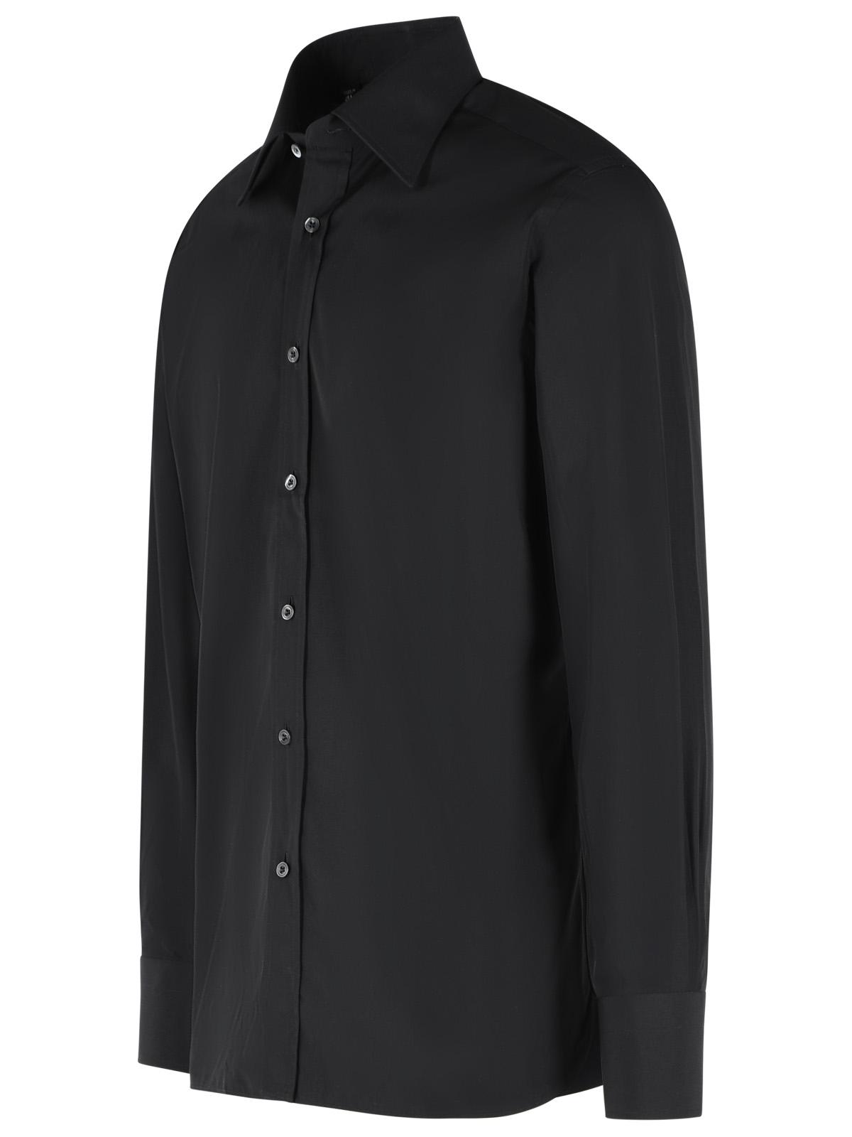 Tom Ford 'Slim' Black Cotton Shirt Men TOM FORD
