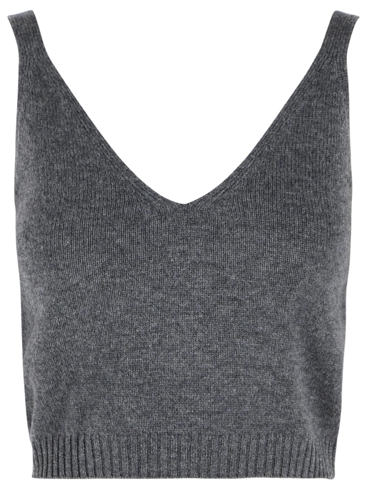 Lisa Yang 'Violia' Grey Cashmere Tank Top Women LISA YANG
