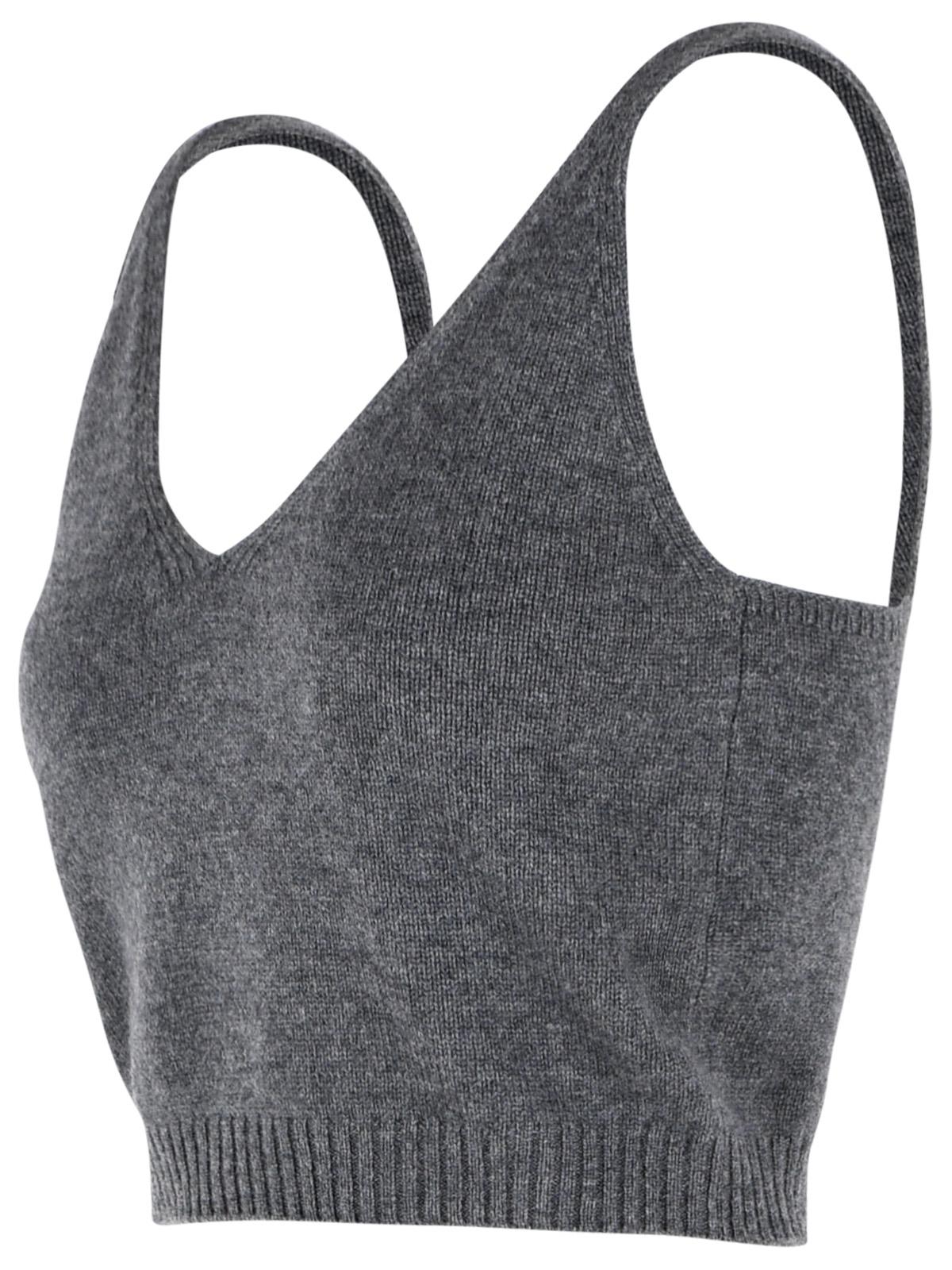 Lisa Yang 'Violia' Grey Cashmere Tank Top Women LISA YANG