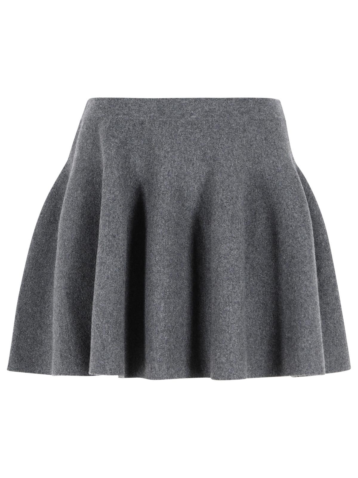 Lisa Yang 'Wren' Grey Cashmere Miniskirt Women LISA YANG