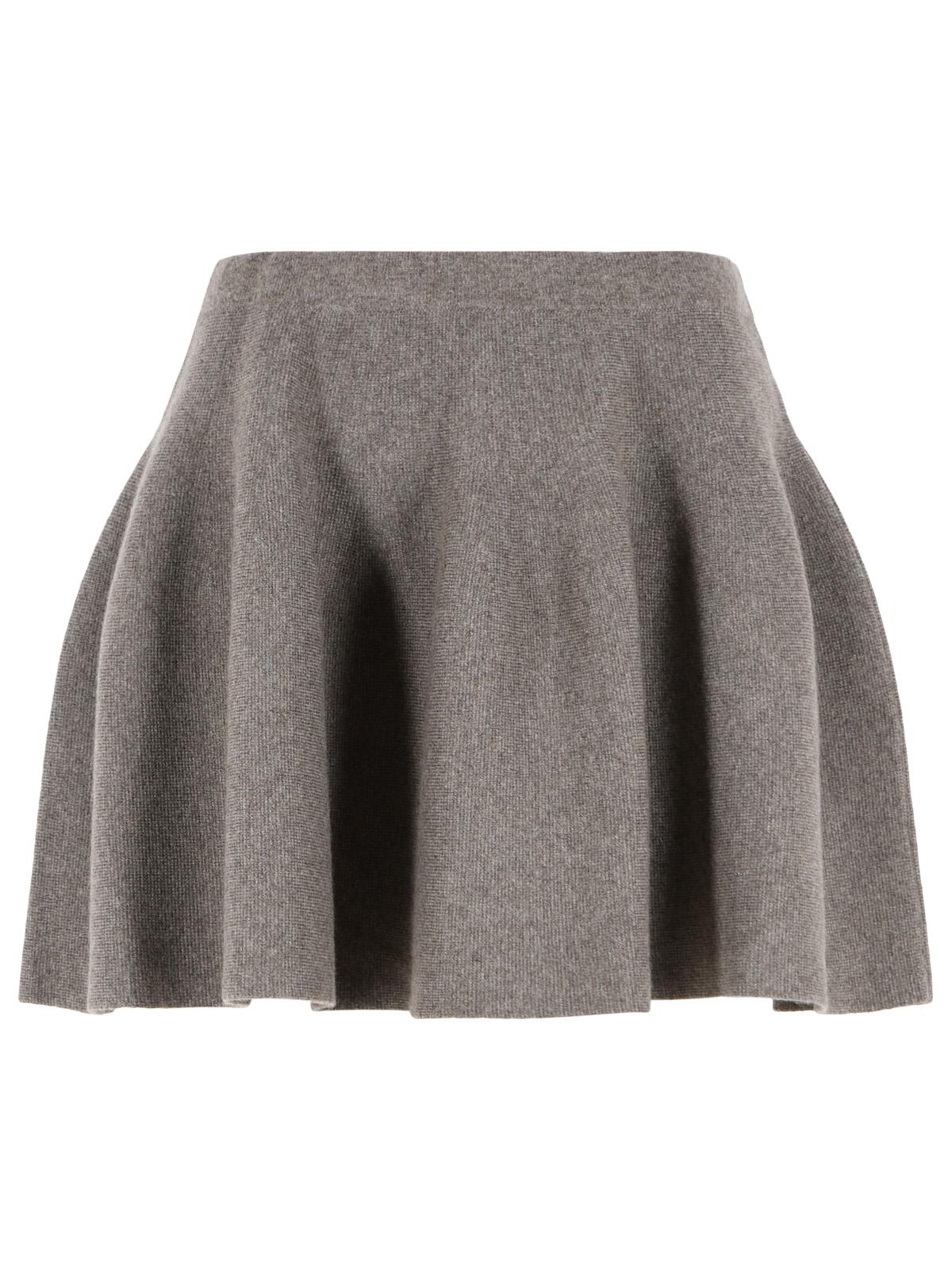 Lisa Yang 'Wren' Mini Skirt In Beige Truffle Cashmere Women LISA YANG