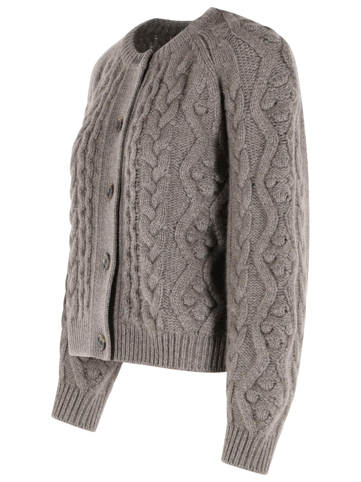 Lisa Yang 'Winroe' Beige Truffle Cashmere Cardigan Women LISA YANG