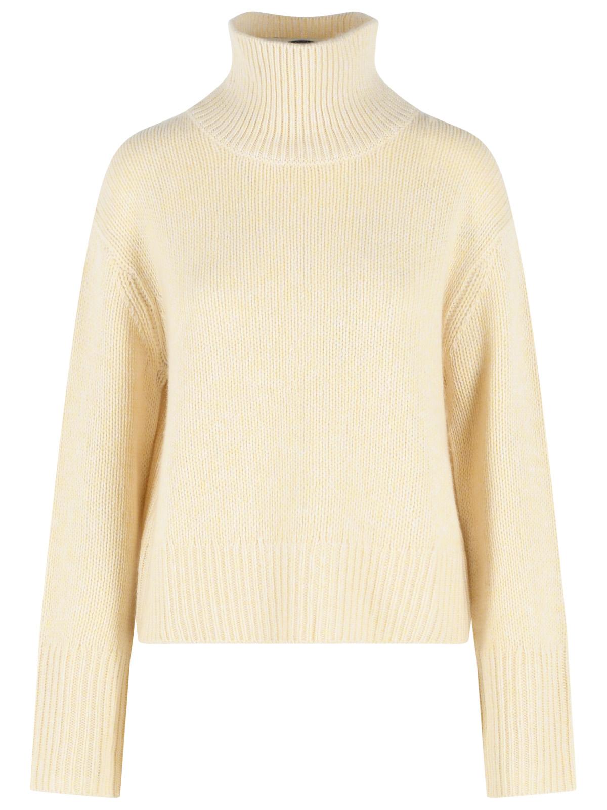 Lisa Yang 'Femi' Yellow Cashmere Turtleneck Sweater Women LISA YANG