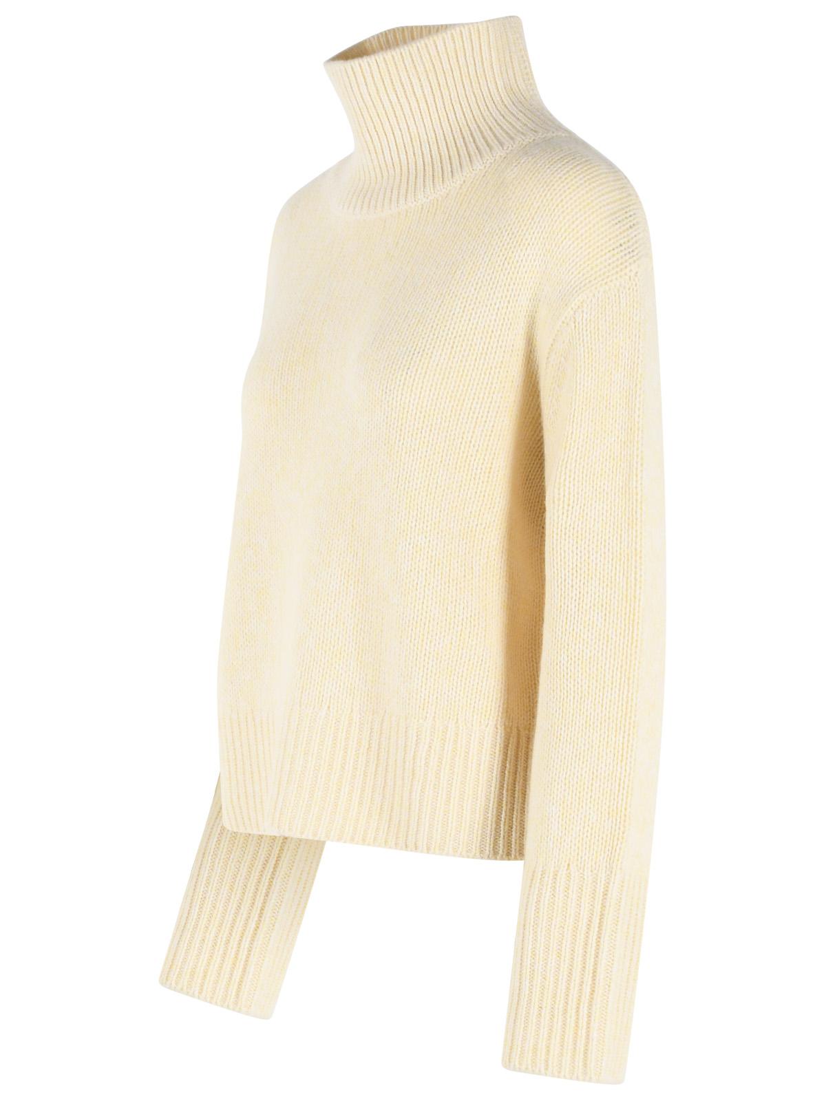 Lisa Yang 'Femi' Yellow Cashmere Turtleneck Sweater Women LISA YANG