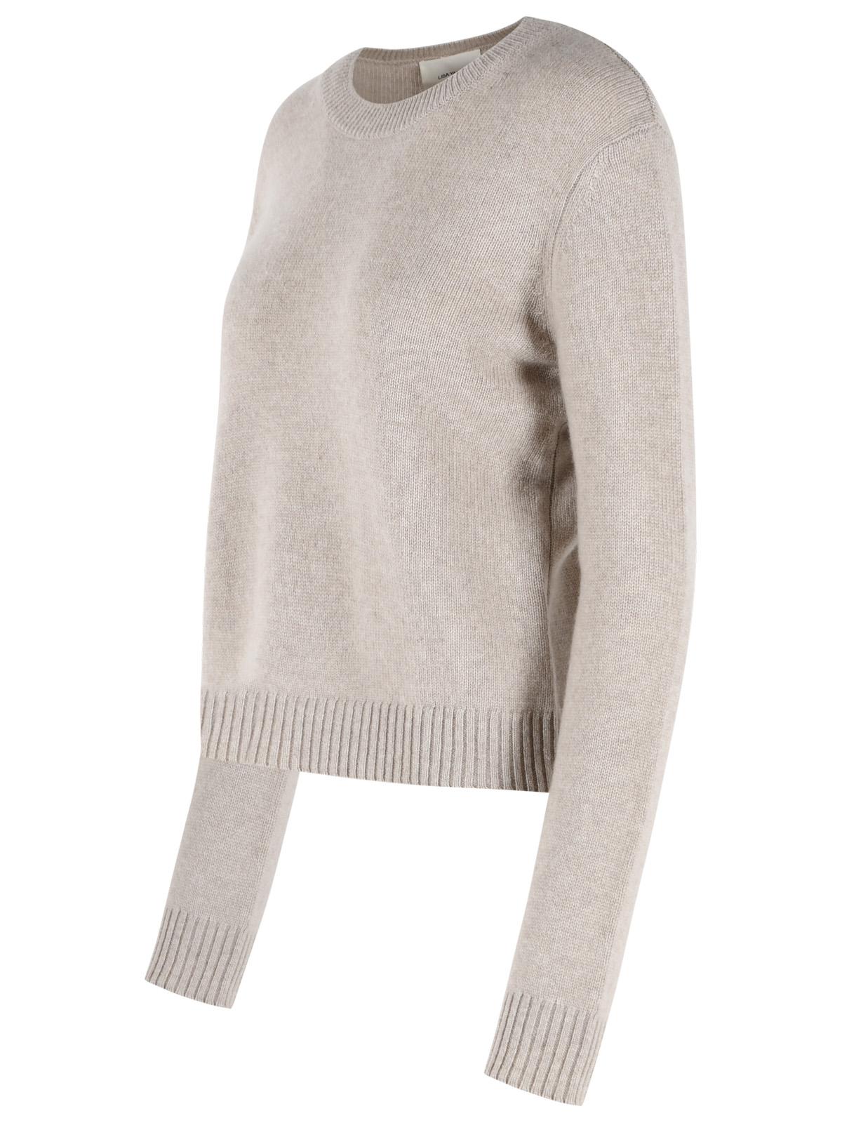 Lisa Yang 'Mable' Beige Cashmere Sweater Women LISA YANG