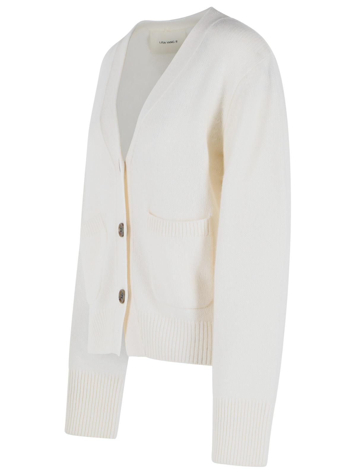 Lisa Yang 'Danni' Cream Cashmere Cardigan Women LISA YANG
