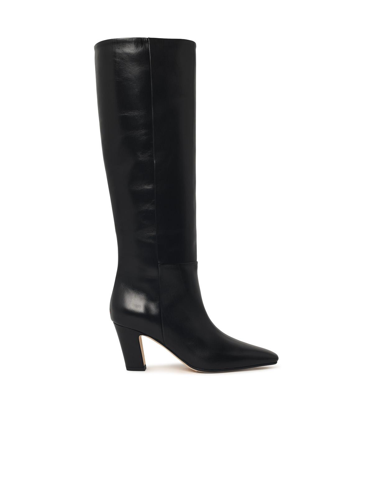 Aeyde 'Silva' Black Leather Boots Women AEYDE