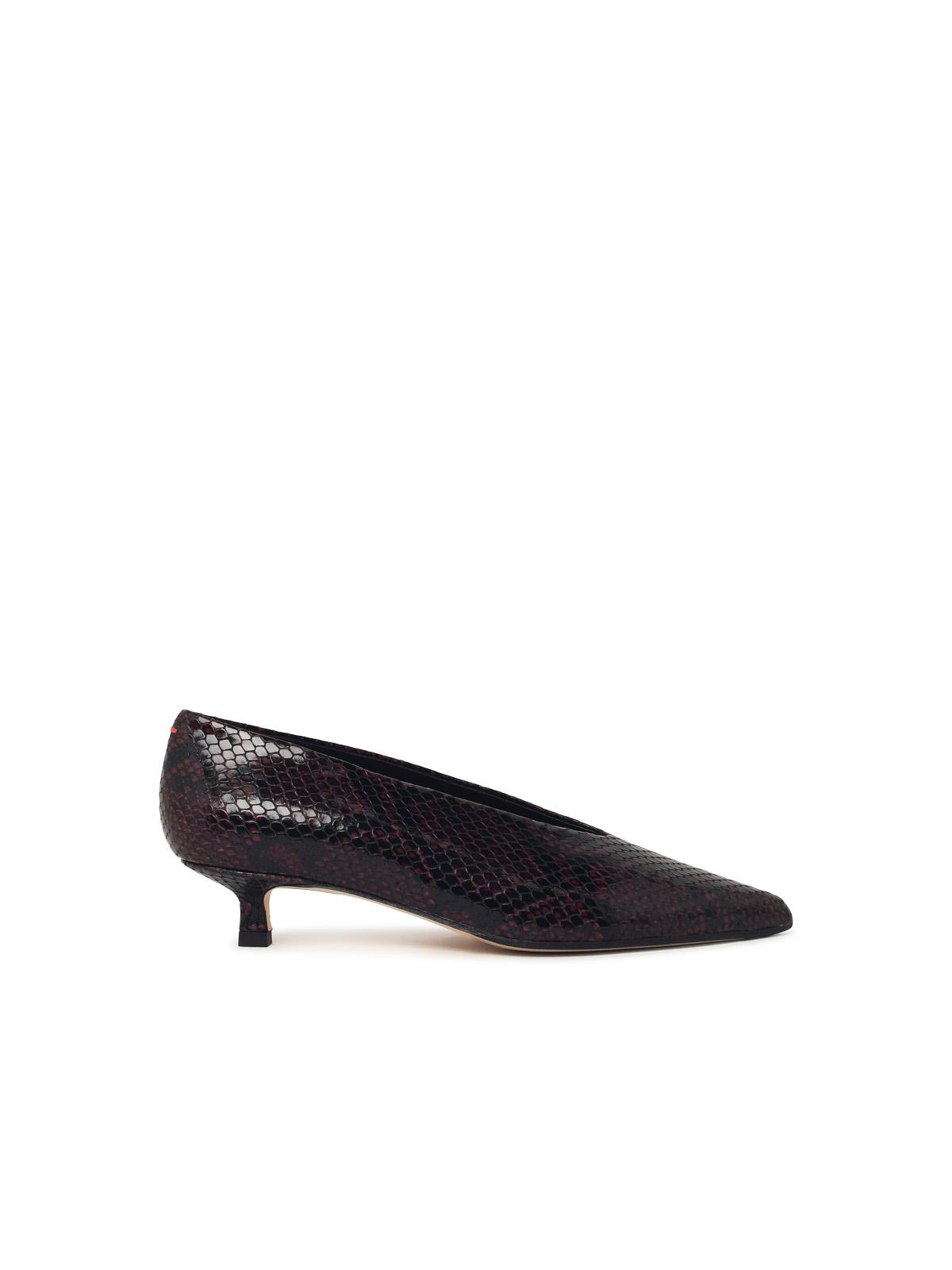 Aeyde Clara' Burgundy Leather Pumps Women AEYDE