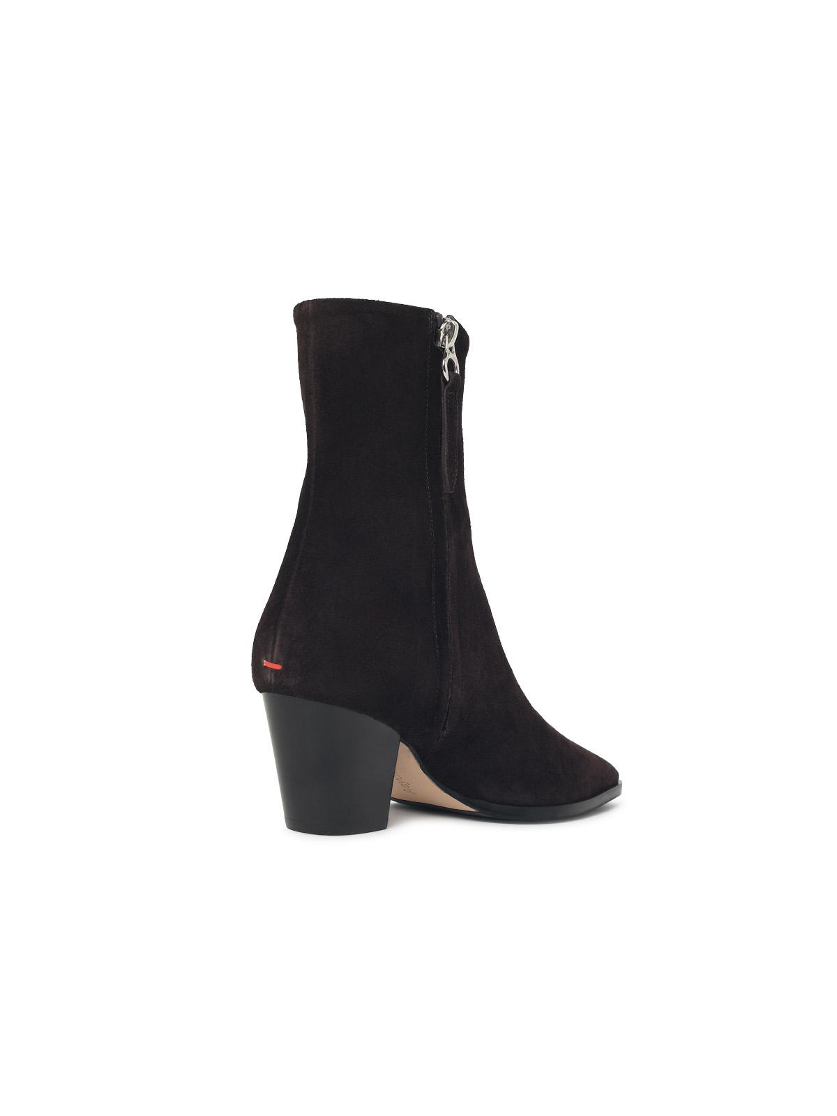 Aeyde 'Hedvig' Mocha Suede Ankle Boots Women AEYDE