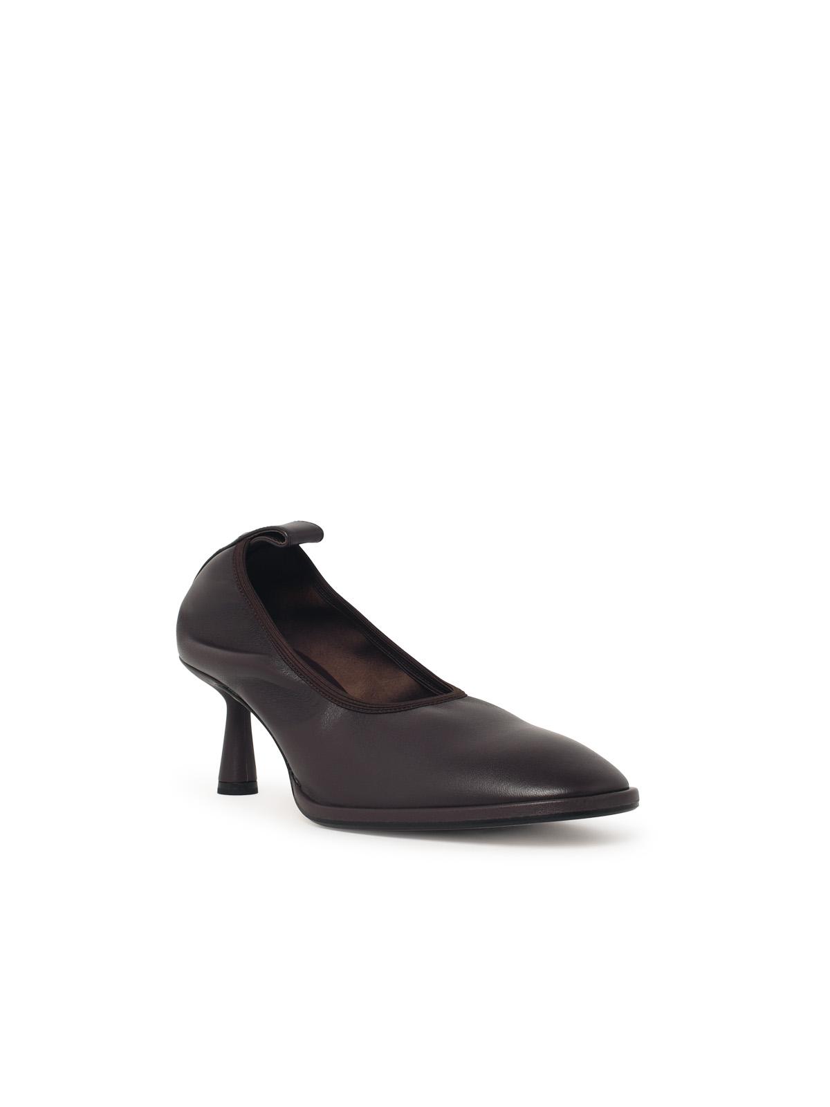 Aeyde 'Giulia' Mocha Nappa Leather Pumps Women AEYDE