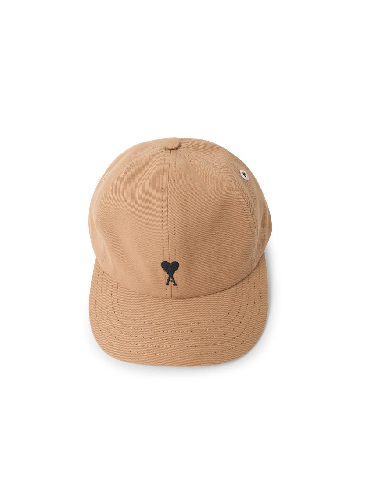 Ami Paris 'Ami De Cœur' Cap In Mastic Beige Cotton Men AMI PARIS