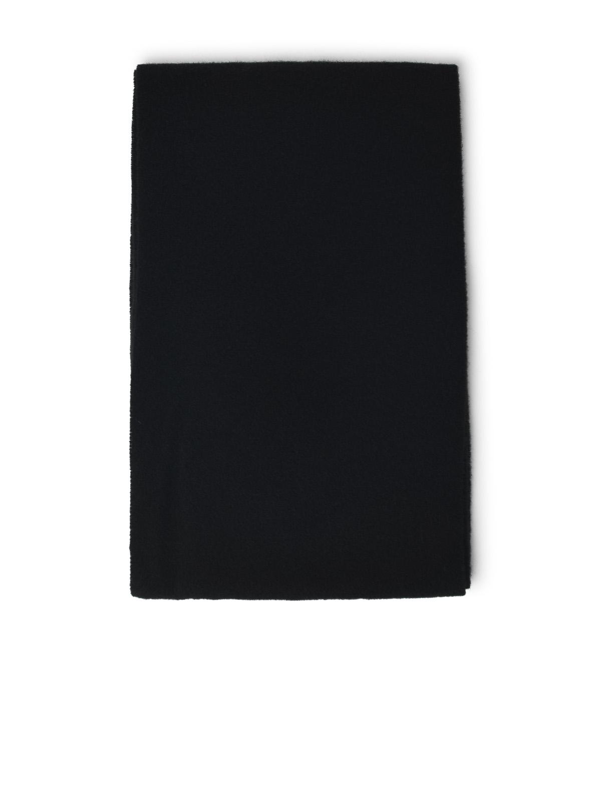 Ami Paris Black Wool Scarf Men AMI PARIS