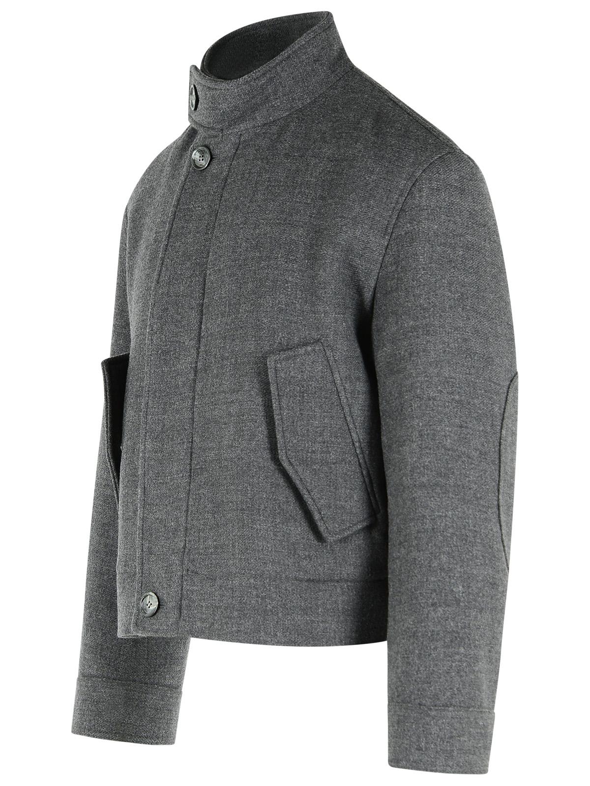 Ami Paris 'Harrington' Grey Virgin Wool Jacket Men AMI PARIS