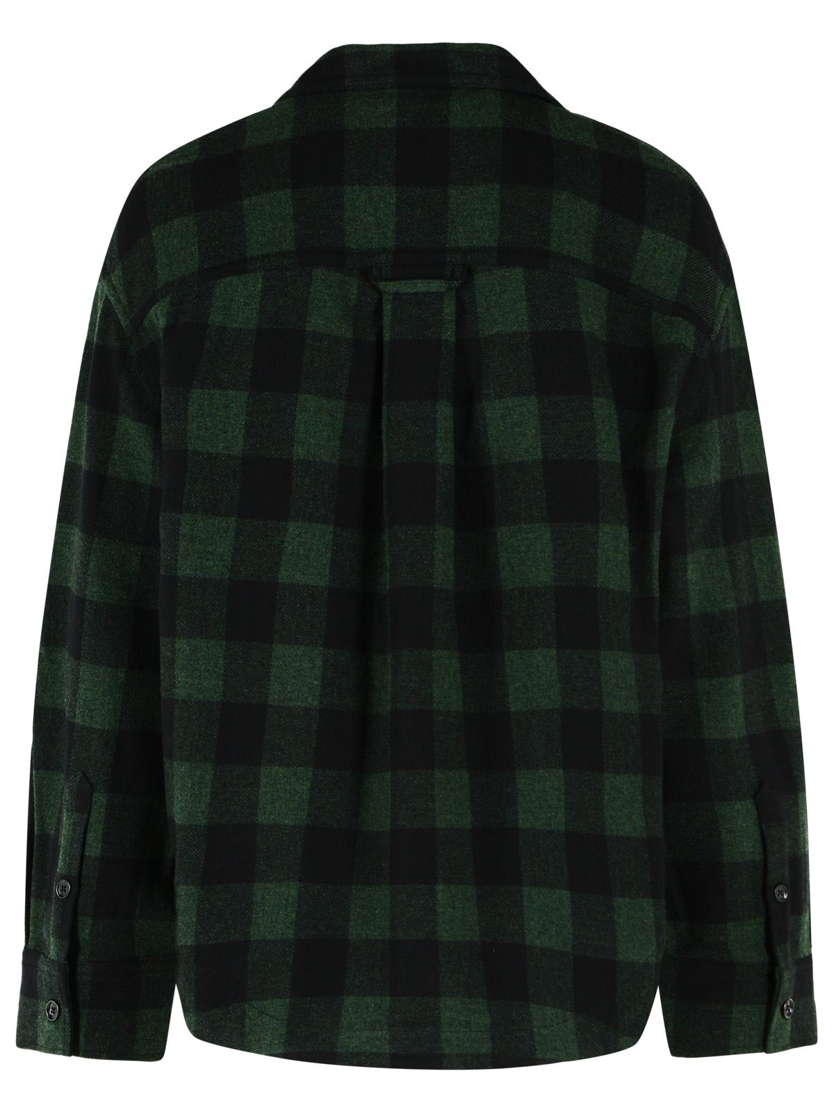 Ami Paris Red Check Wool Overshirt Men AMI PARIS