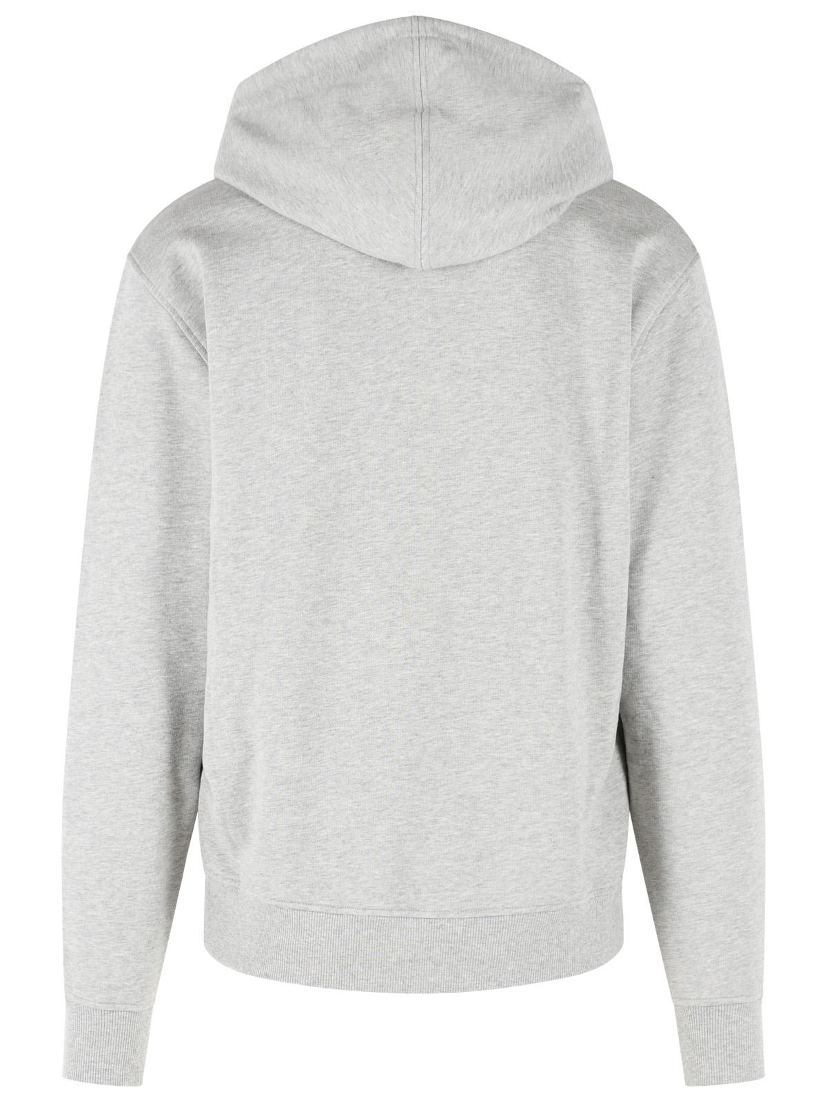 Ami Paris Gray Cotton Sweatshirt Men AMI PARIS