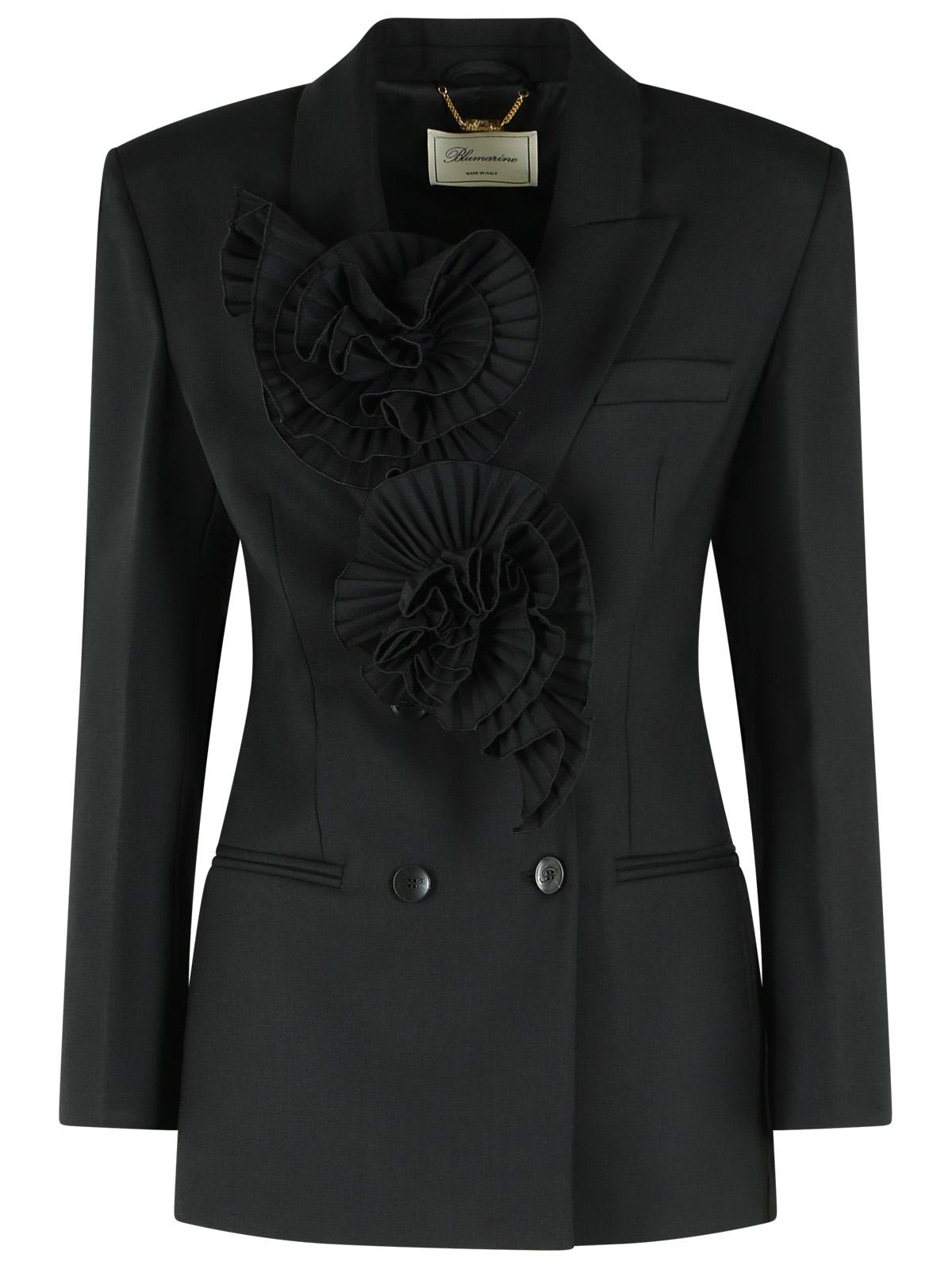 Blumarine Black Wool Blend Blazer Women BLUMARINE