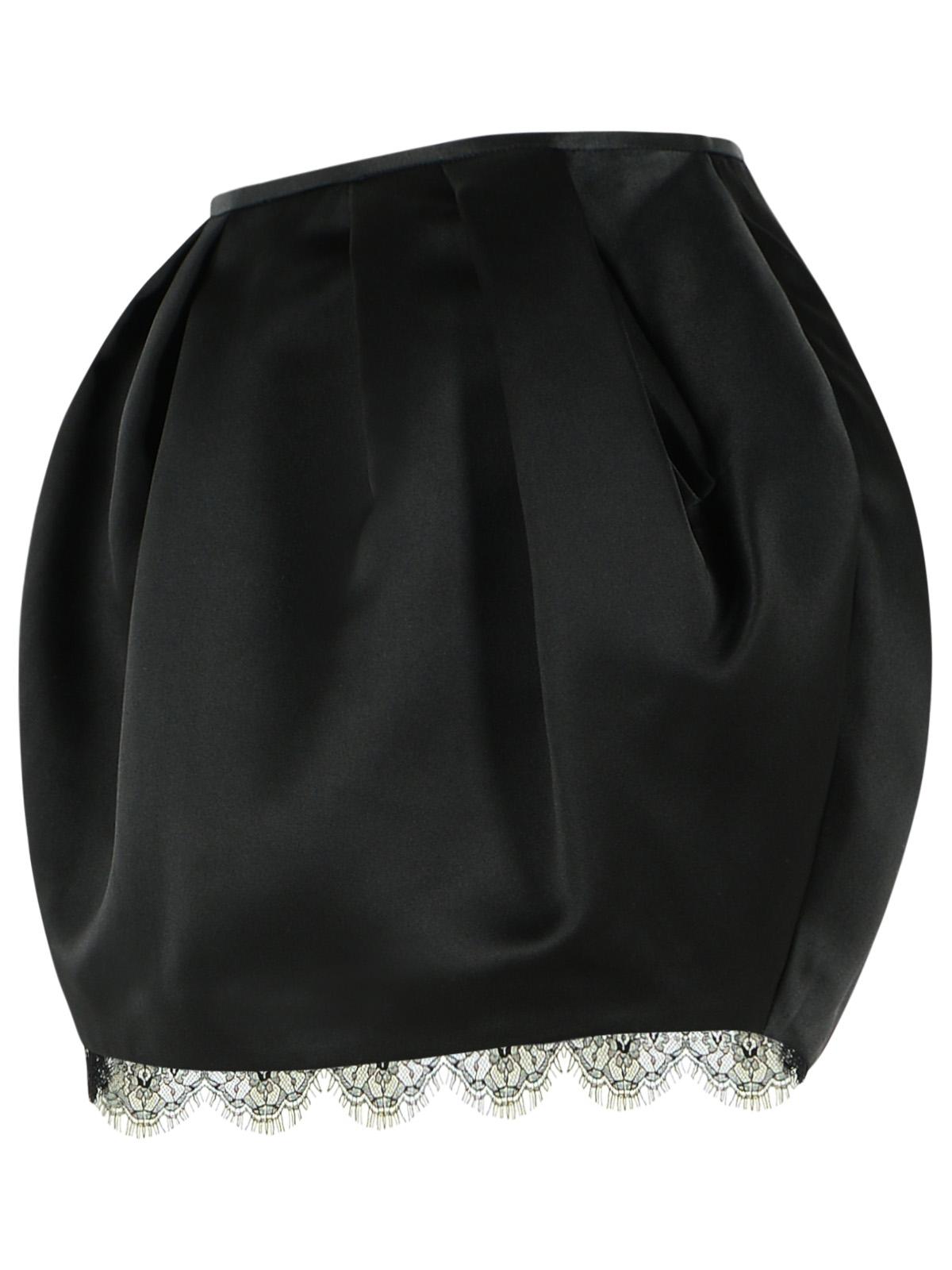 Blumarine Duchesse Skirt In Black Polyester Women BLUMARINE