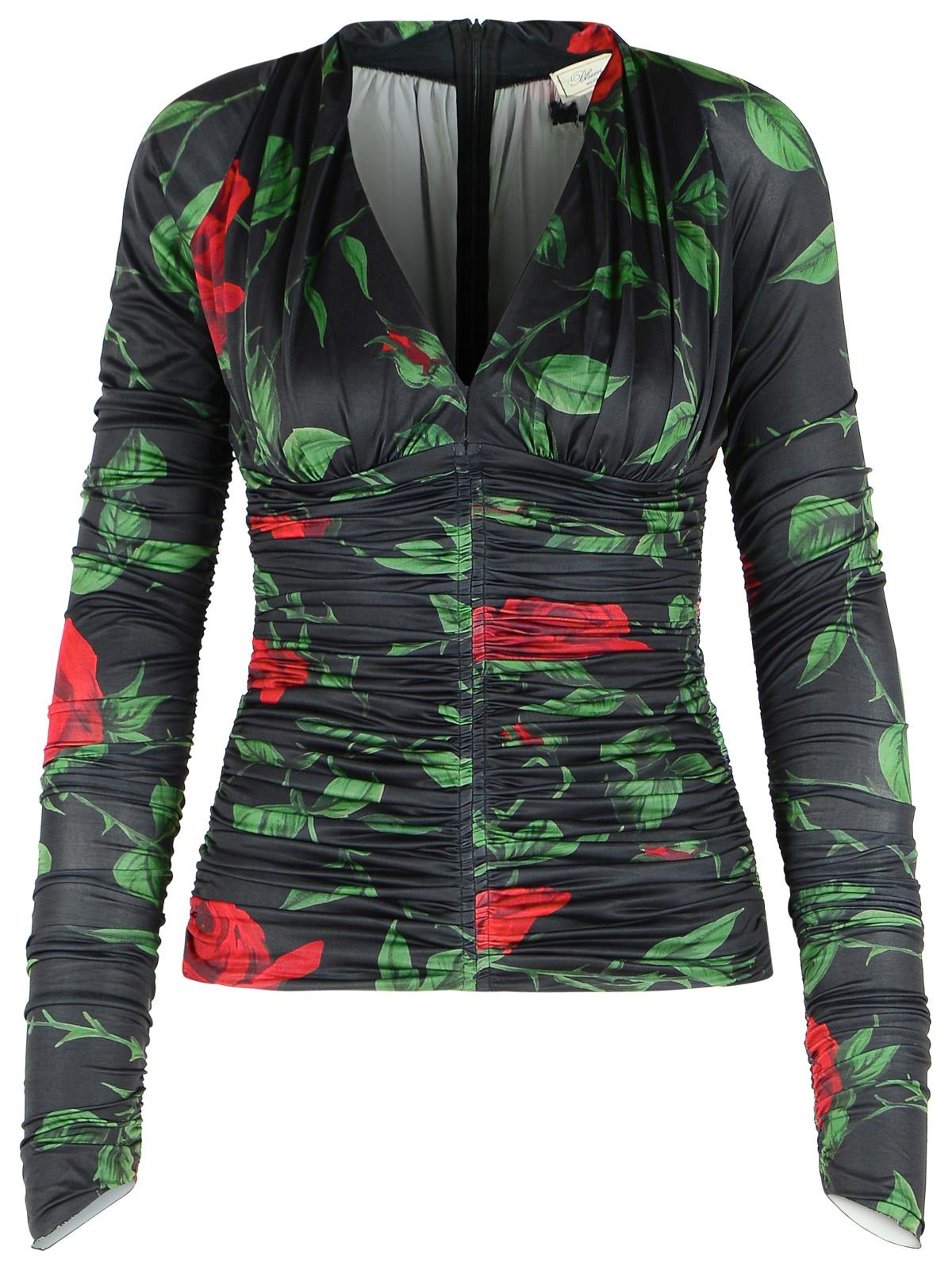 Blumarine Black Polyester Blouse Women BLUMARINE