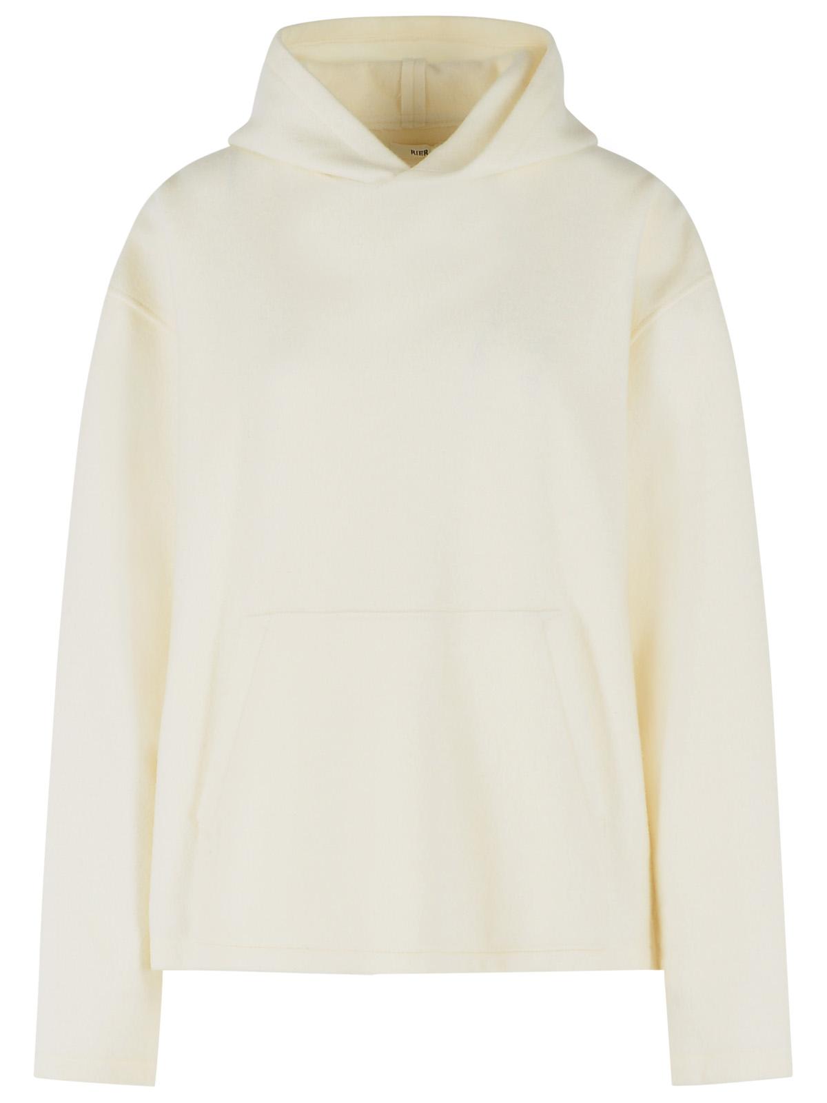 Rier Ivory Wool Sweatshirt Women RIER