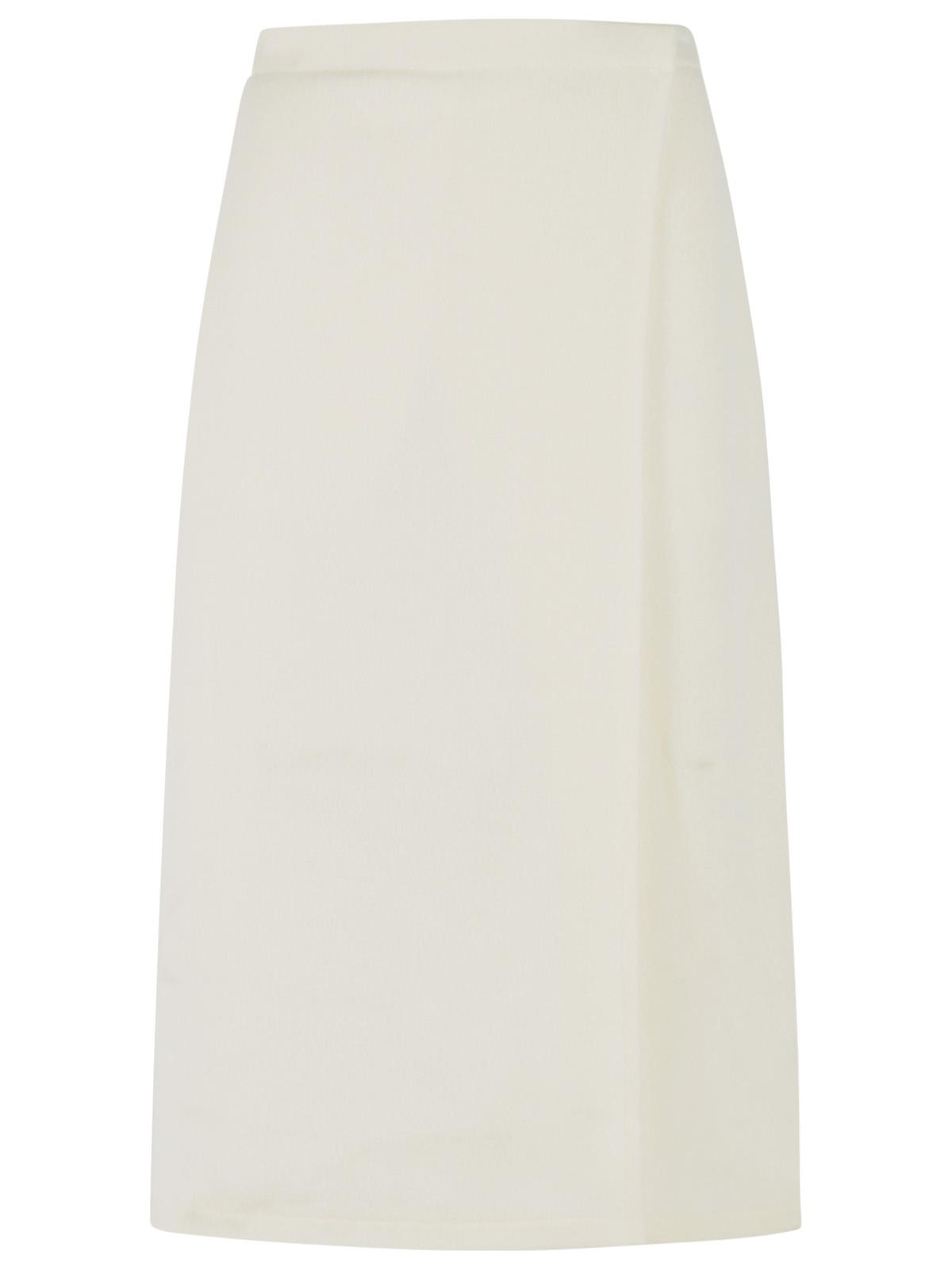 Rier 'Wrap' White Wool Skirt Women RIER