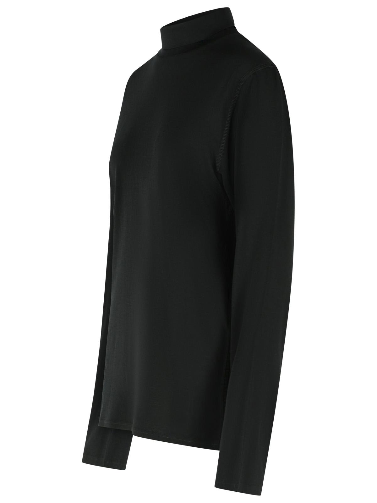 Rier 'Polar' Black Virgin Wool Sweater Women RIER