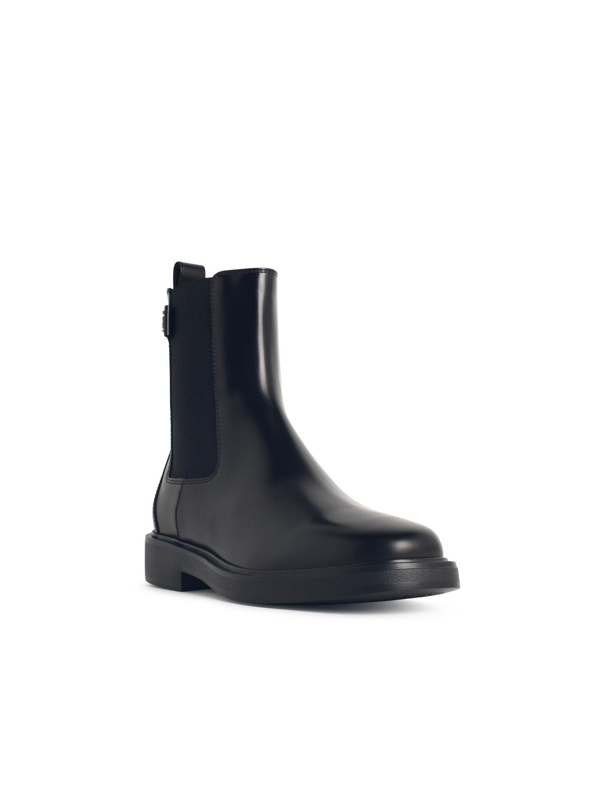 Tod's Black Leather Ankle Boots Women TOD'S