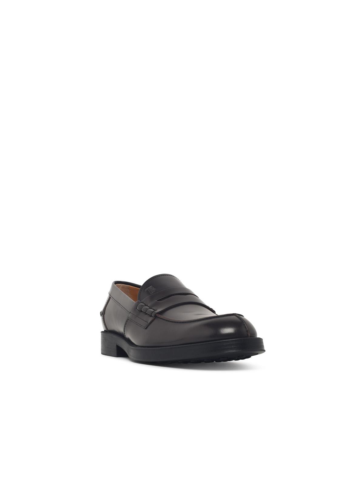 Tod's Brown Leather Loafers Men TOD'S