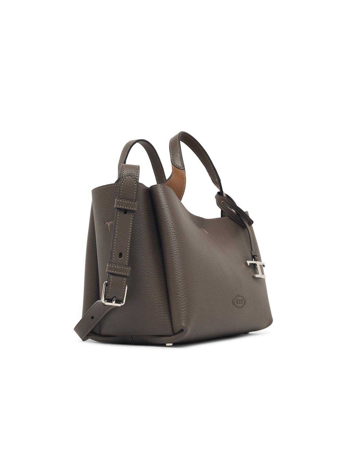 Tod's Dove Grey Leather Mini Bag Women TOD'S