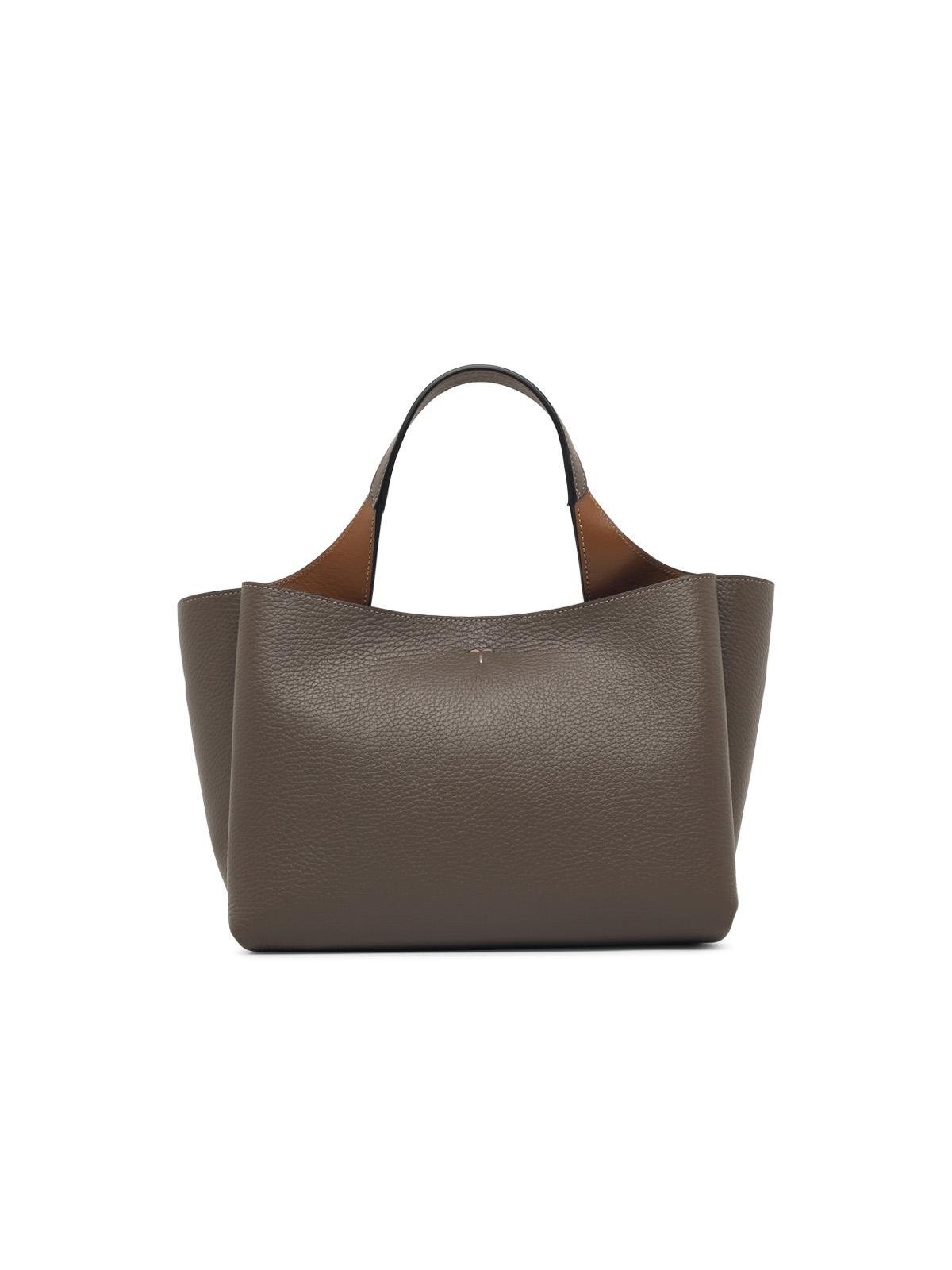 Tod's Dove Grey Leather Mini Bag Women TOD'S