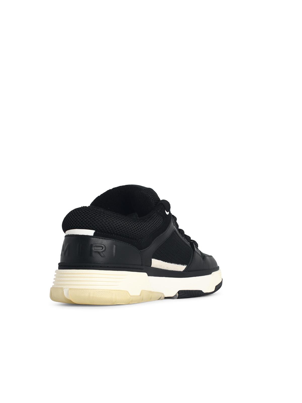 Amiri 'Ma-1' Black Leather Blend Sneakers Men AMIRI